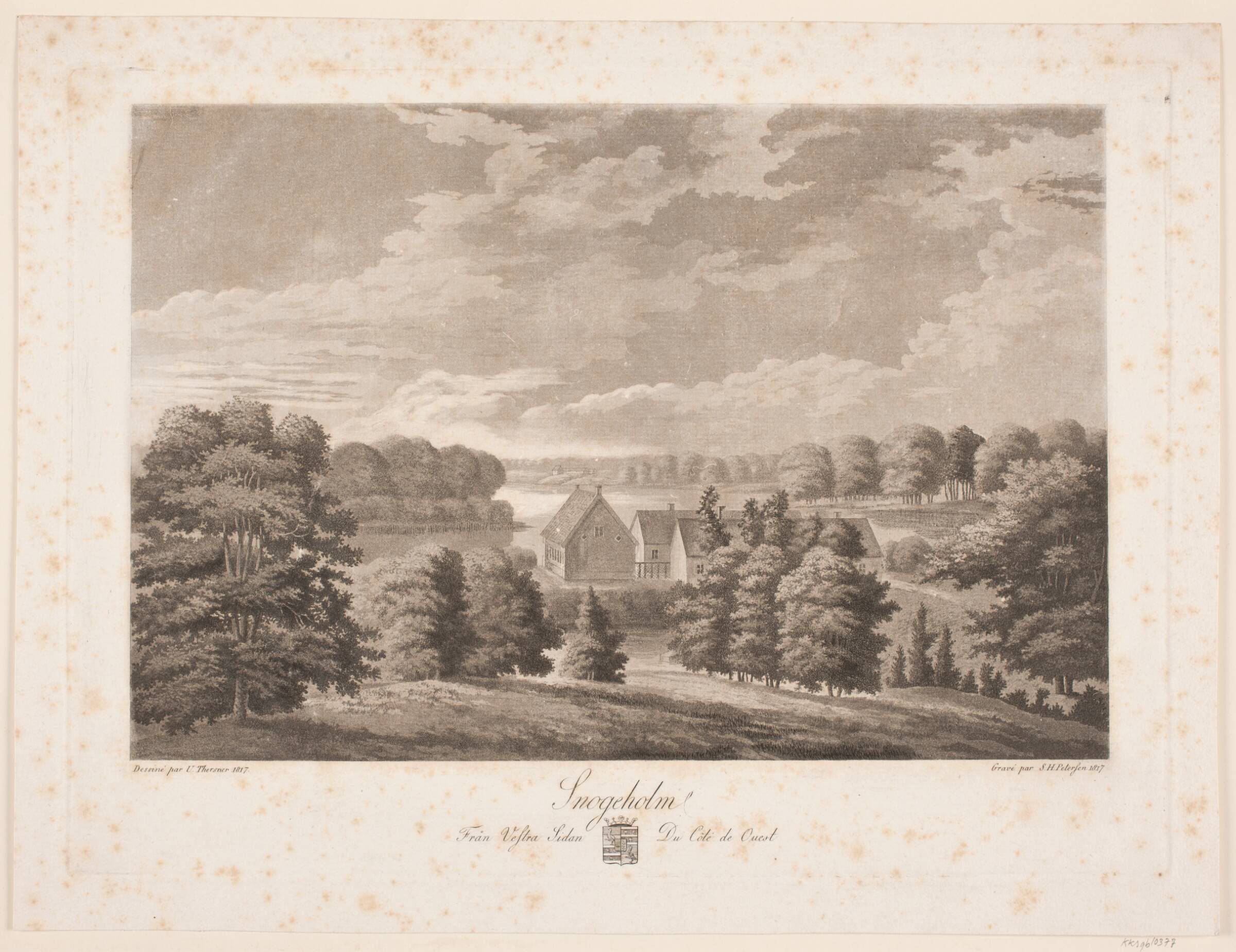 Snogeholm i Skåne, Søren Henrik Petersen, 1817