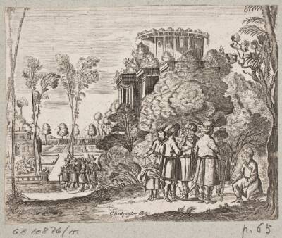 Illustration til Adam Olearius, “Persianischer Rosenthal von einem Sinnreichen Poeten Schich Saadi […]”, Schleswig 1660