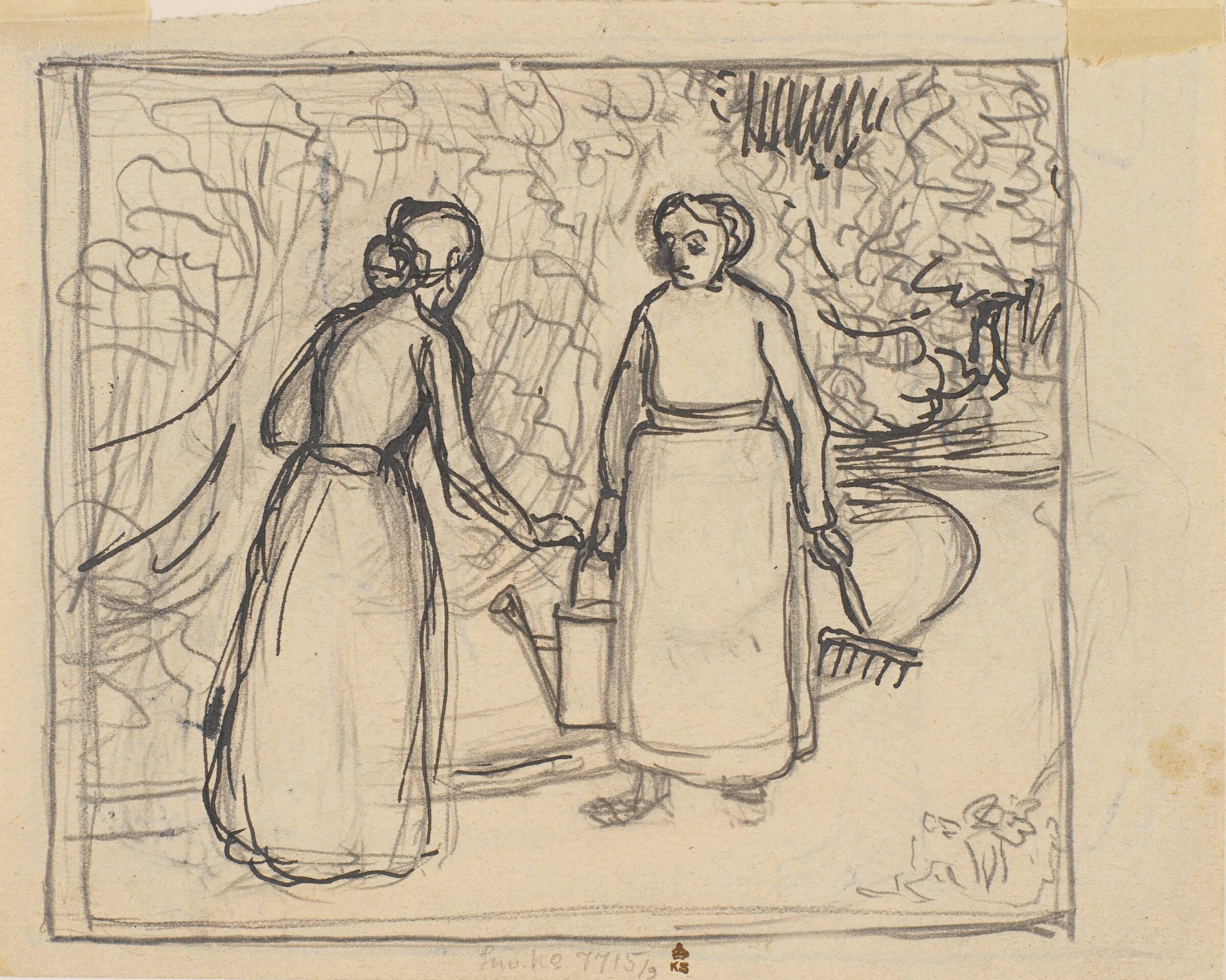 Hvor skal jeg finde Døden..., Fritz Syberg, 1895-1896