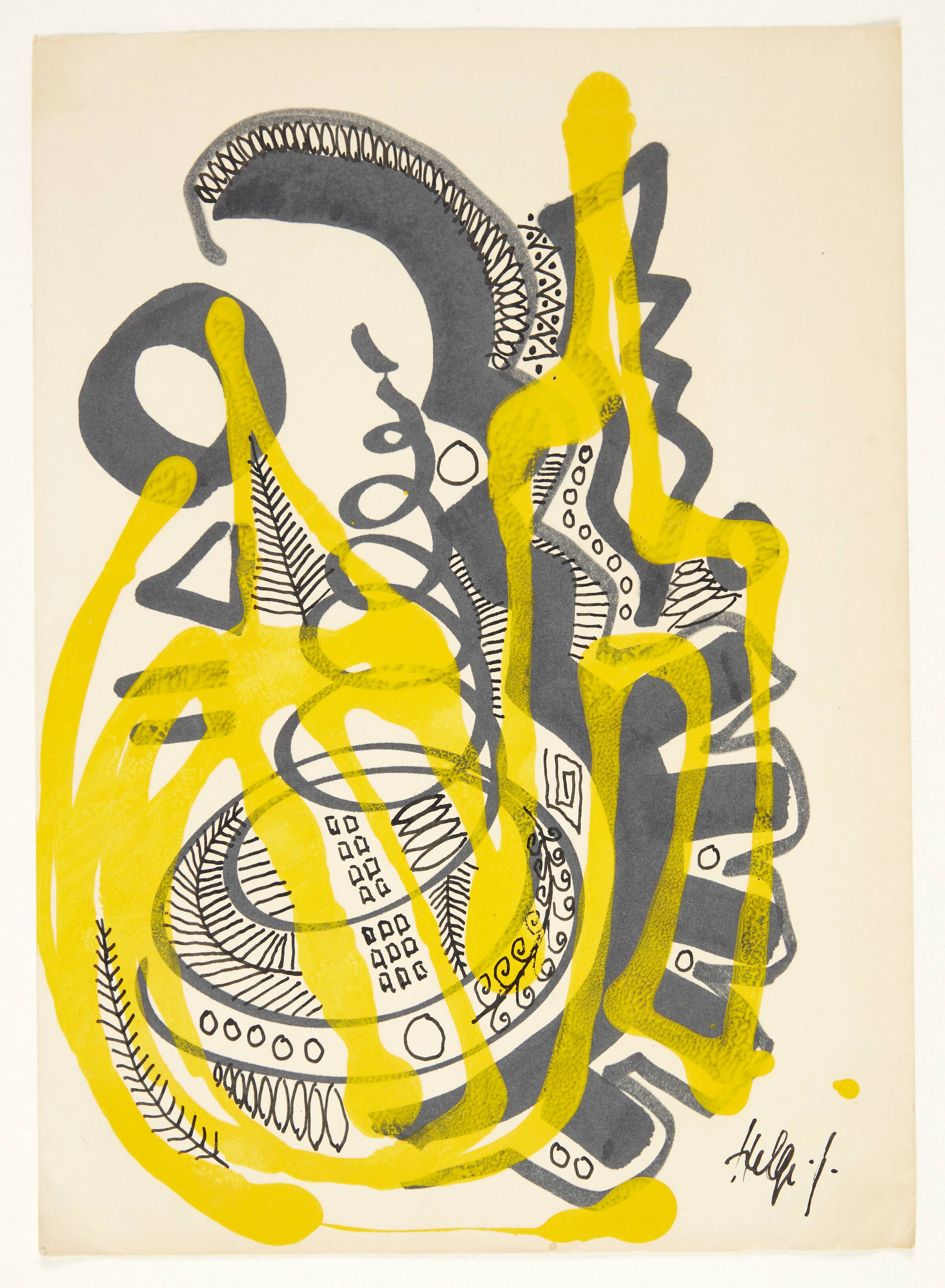 Uden titel, Helge Jacobsen, 1916-1987