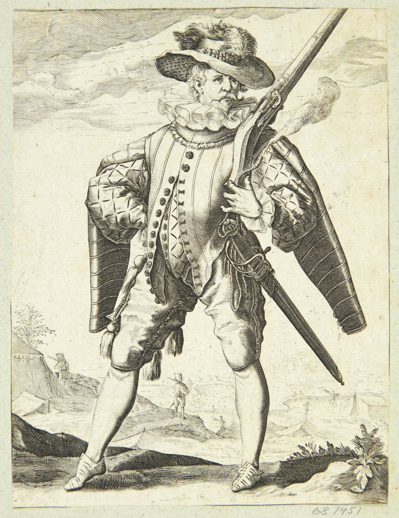 En musketer, Ubekendt, 1595-1652