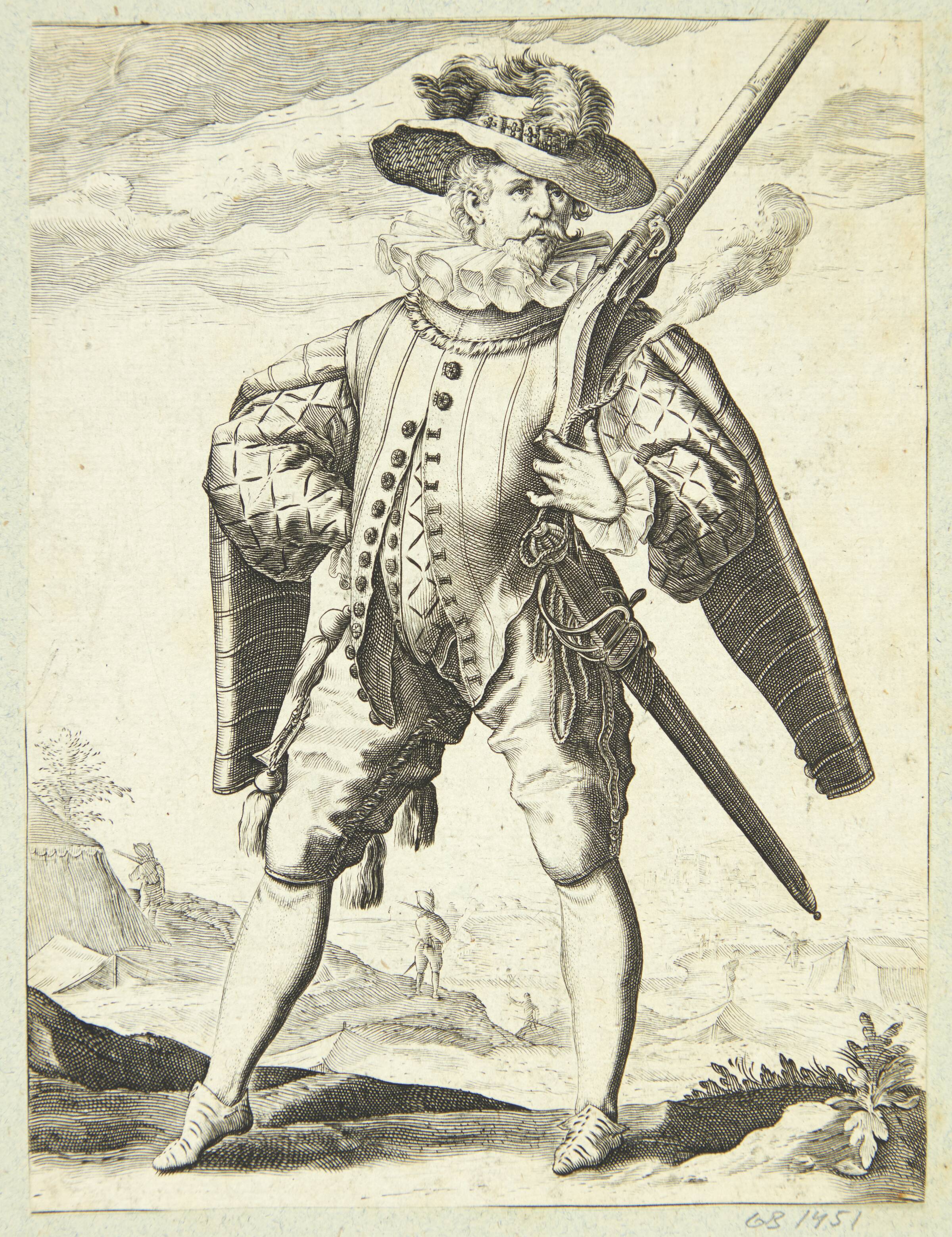 En musketer, Неизвестный художник, 1595-1652