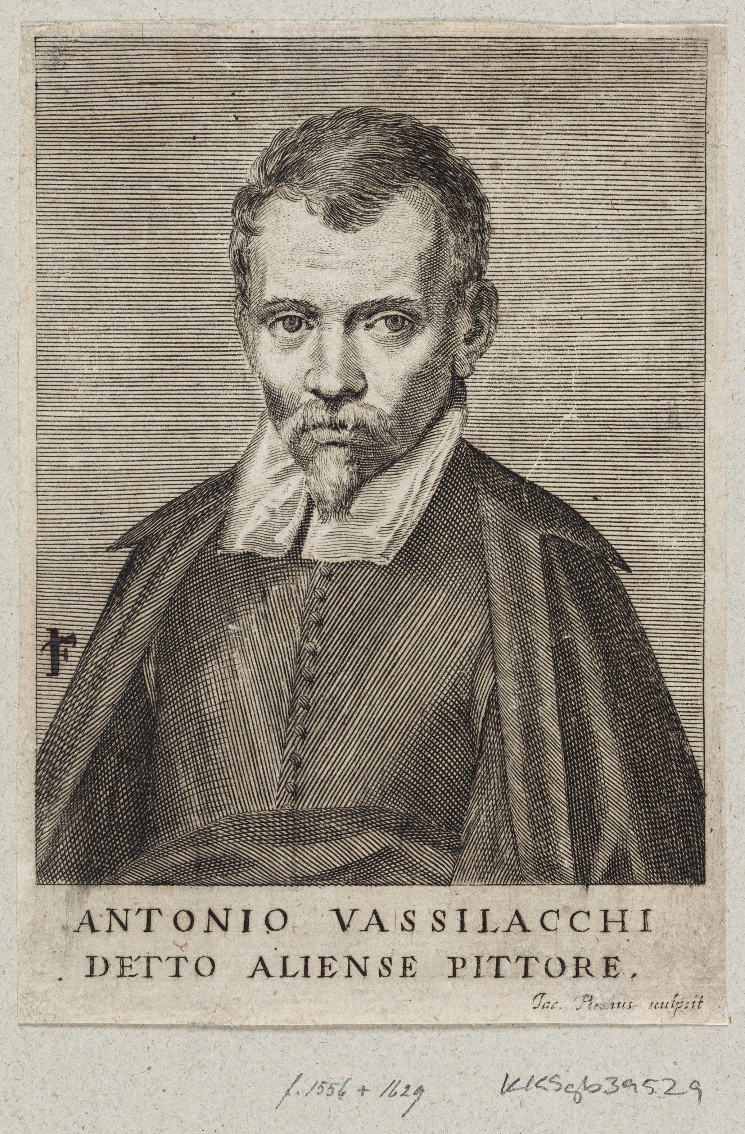 Portræt af Antonio Vassilacchi, Giacomo Piccini, 1648