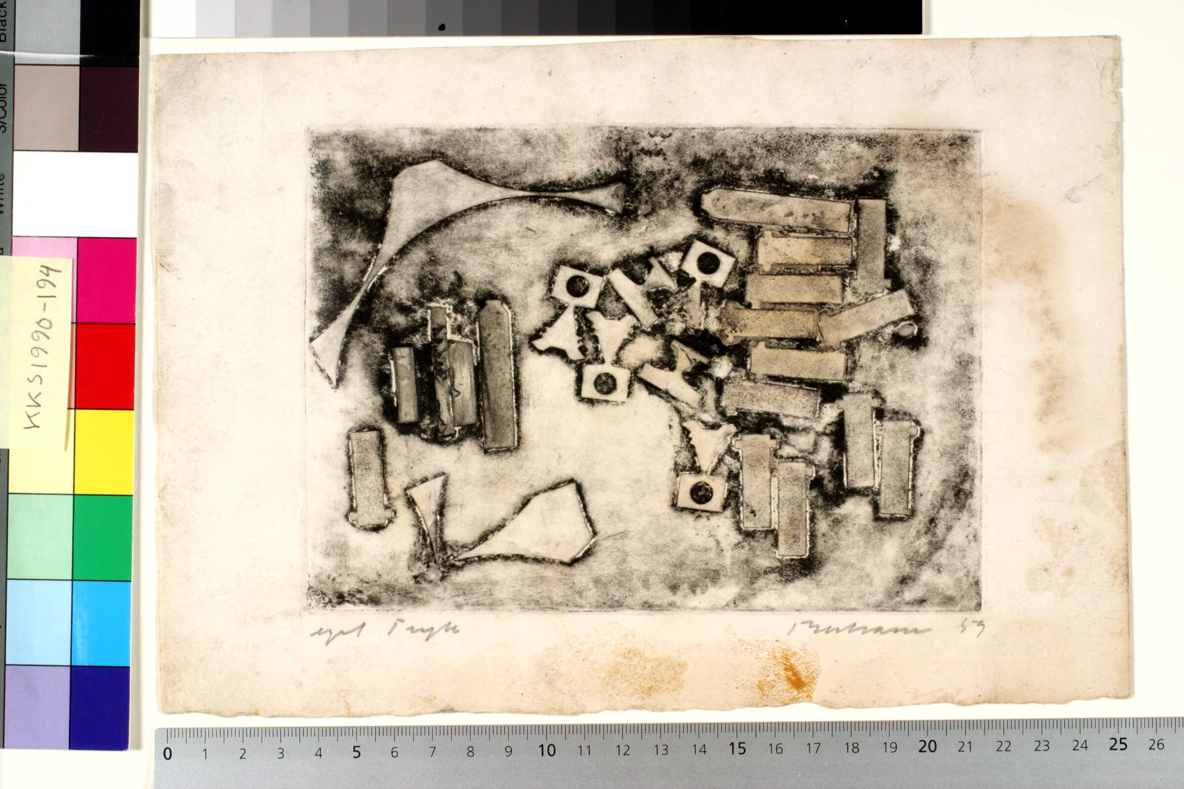 Relieftryk, Helge Bertram, 1959