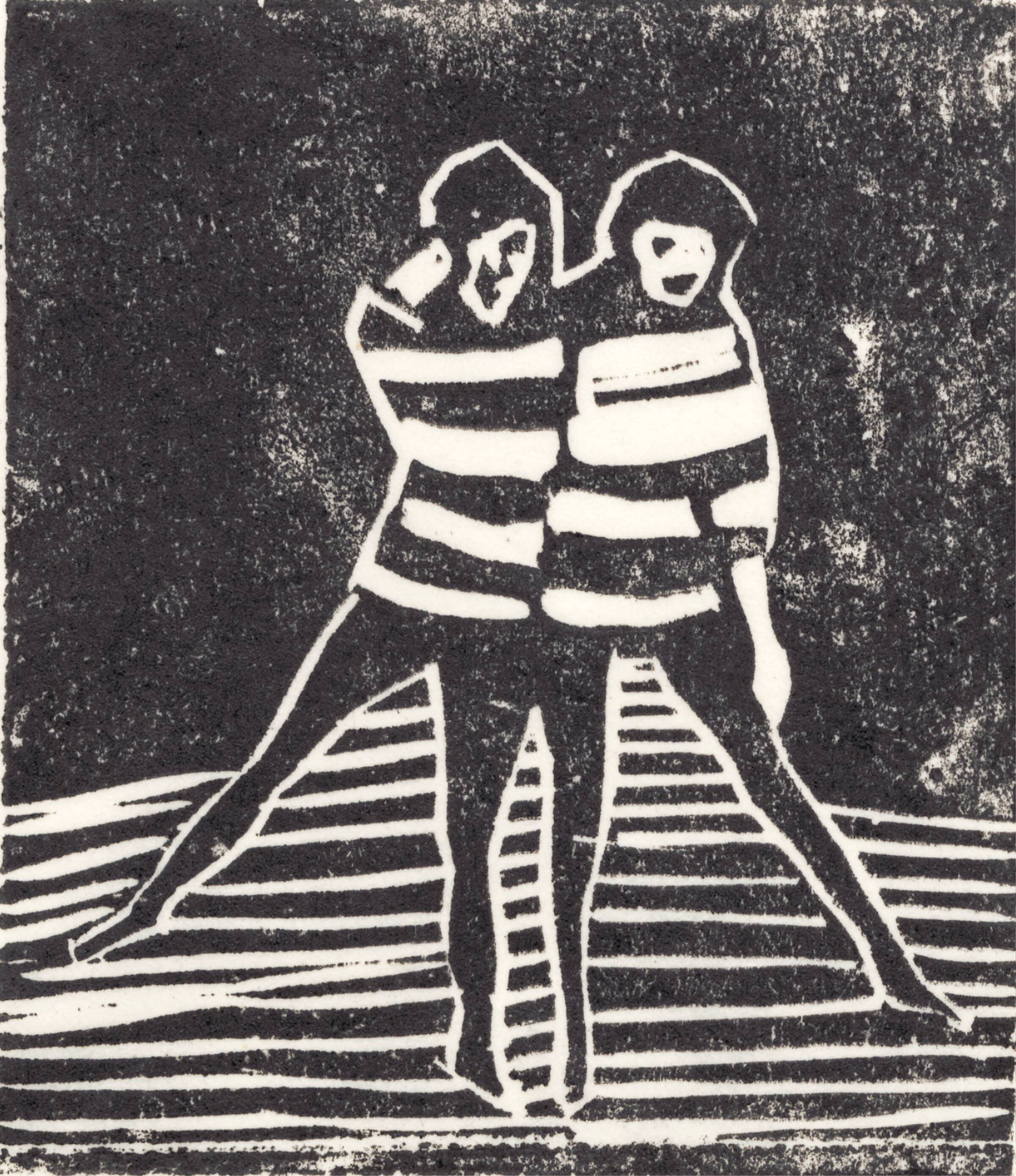 Dialektisk dame, Per Kirkeby, 1964