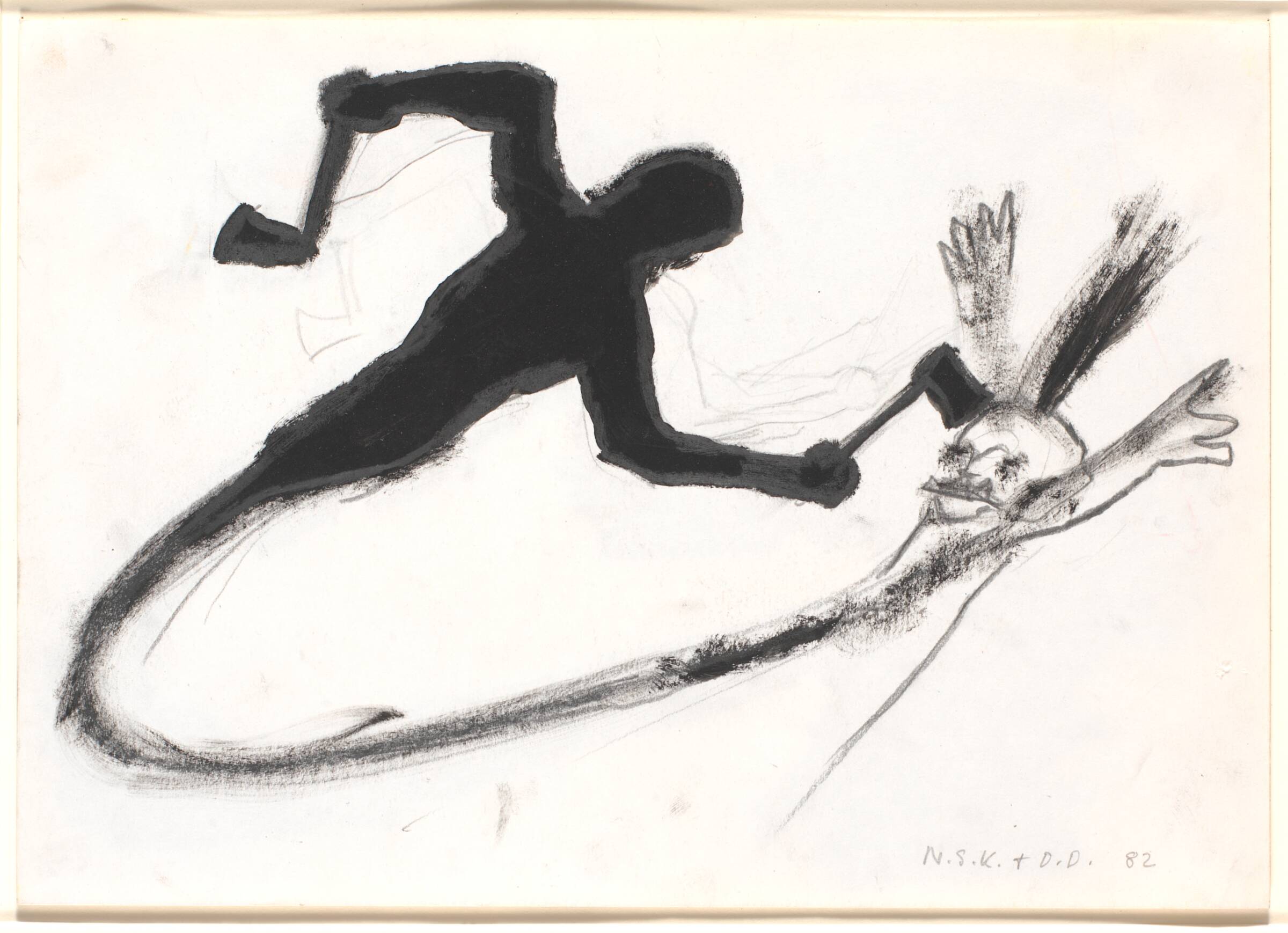 "Hundrede års afhængighed", Dorte Dahlin, 1982