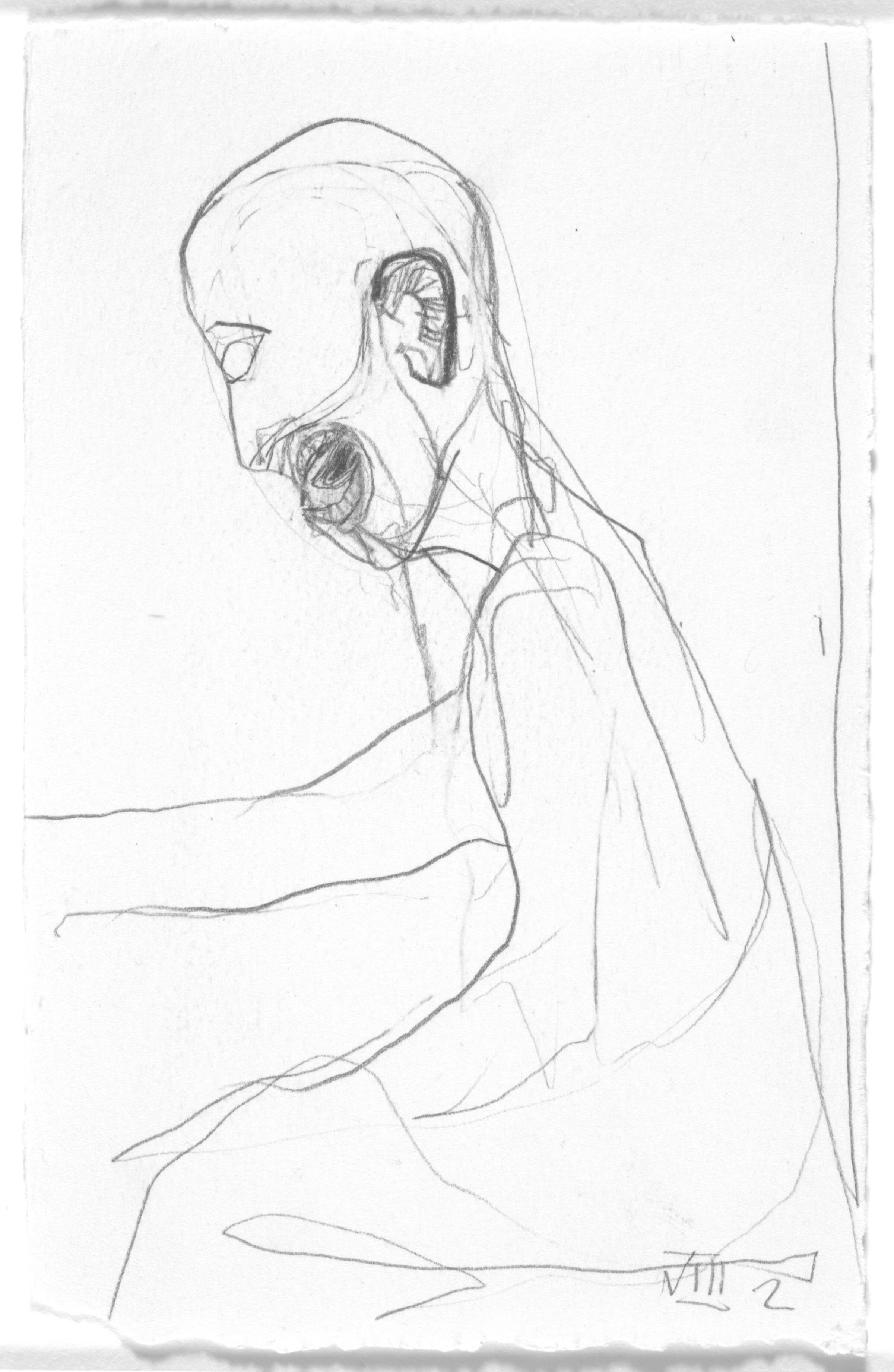 Skitse til ottende sang i Homers Odyssé, Peter Brandes, 2001-2002