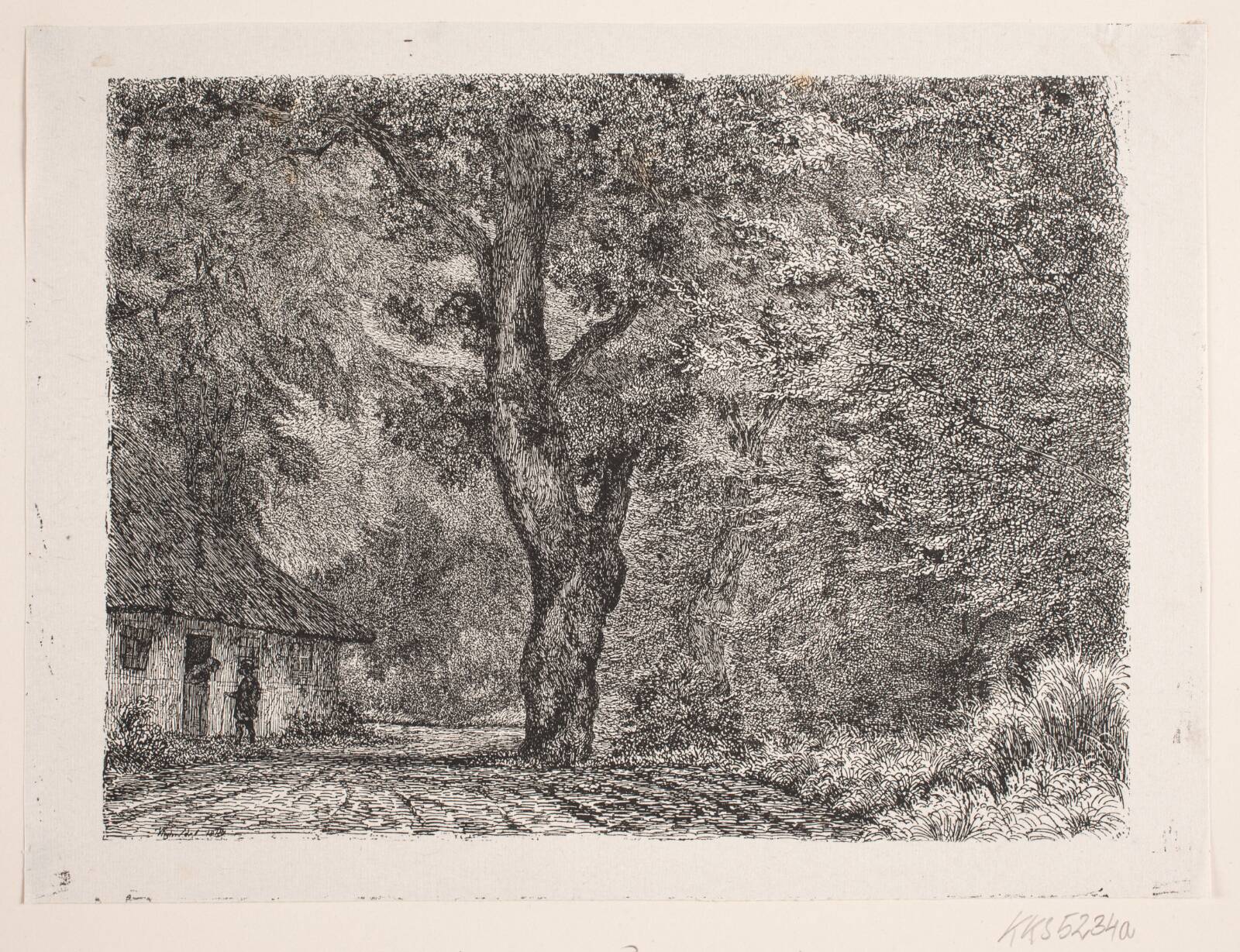 Huset i skoven, Vilhelm Kyhn, 1849