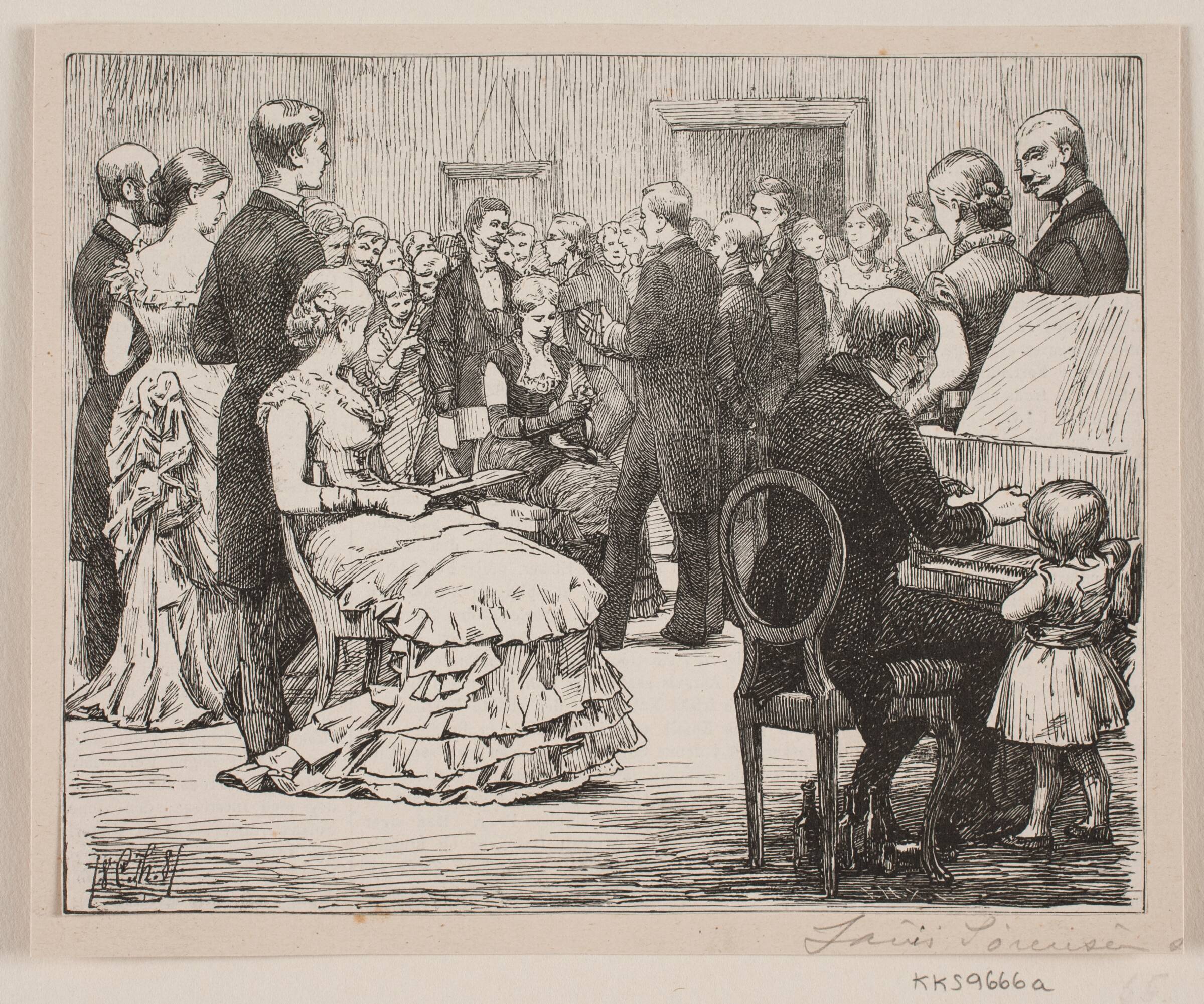 Aftenselskab, Louis Sørensen, 1881