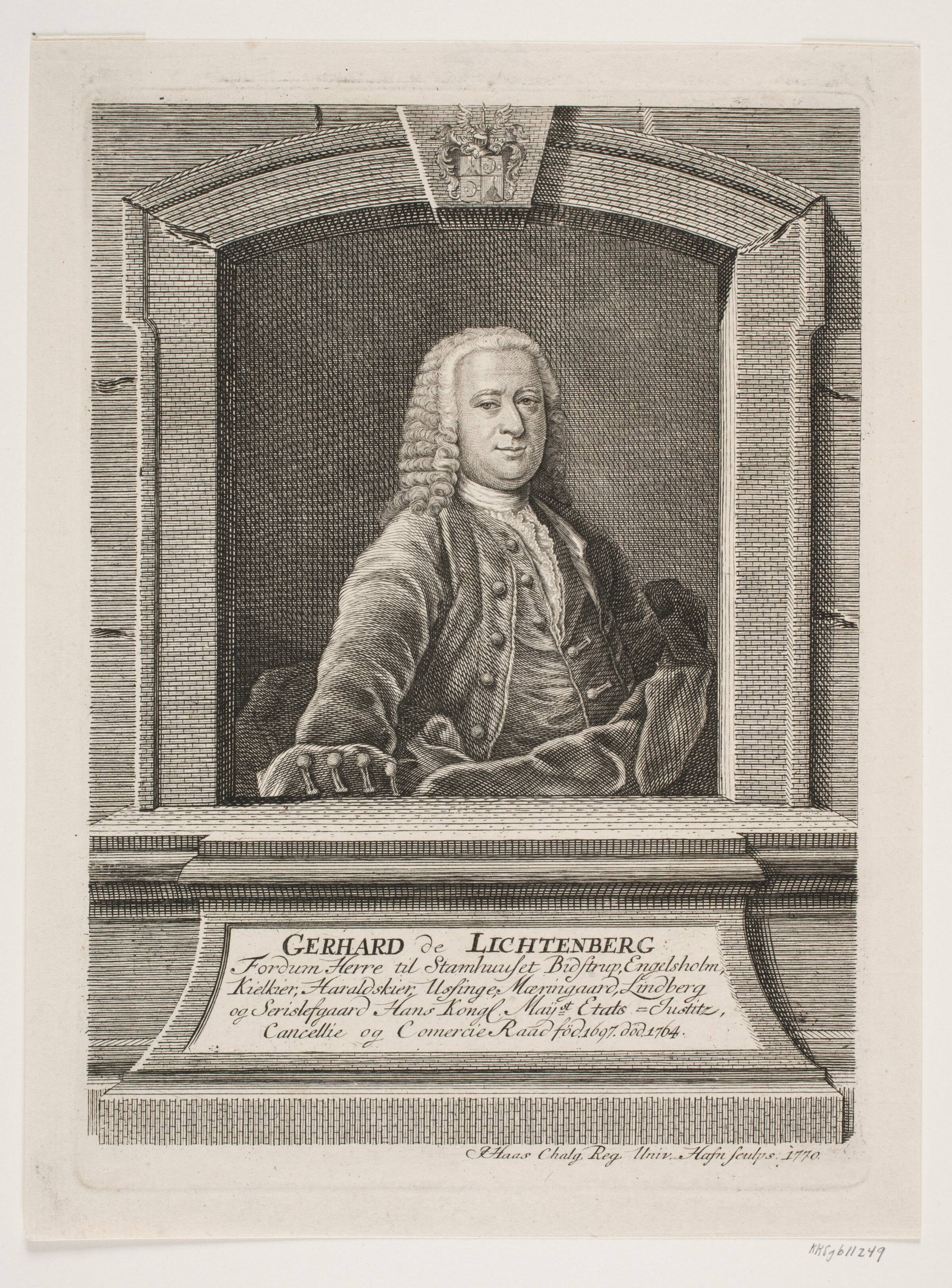 Gerhard de Lichtenberg, Jonas Haas, 1752