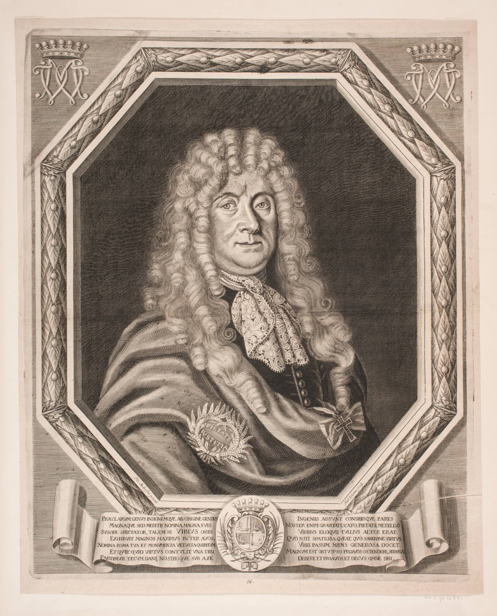 Michael Vibe, Hubert Schaten, 1684-1690