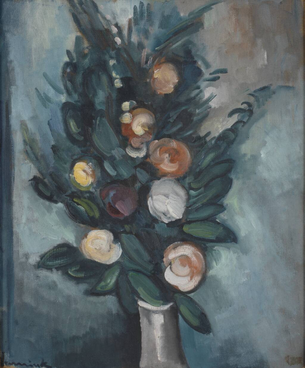 MAURICE DE VLAMINCK、BOUQUET DE FLEURS Bouquet de Fleurs by Maurice de Vlaminck - 4 X 6 Inches (10