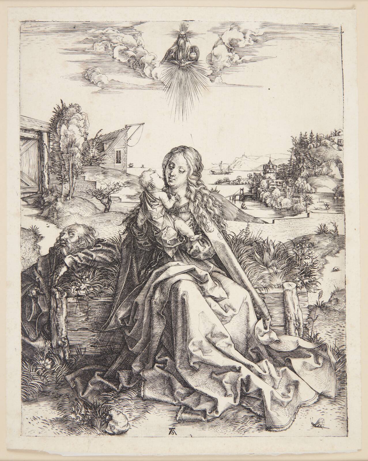 The Virgin with the dragonfly, by Albrecht Dürer, 1493-1496