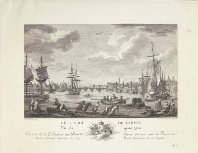 Havnen i Dieppe (Le port de Dieppe)