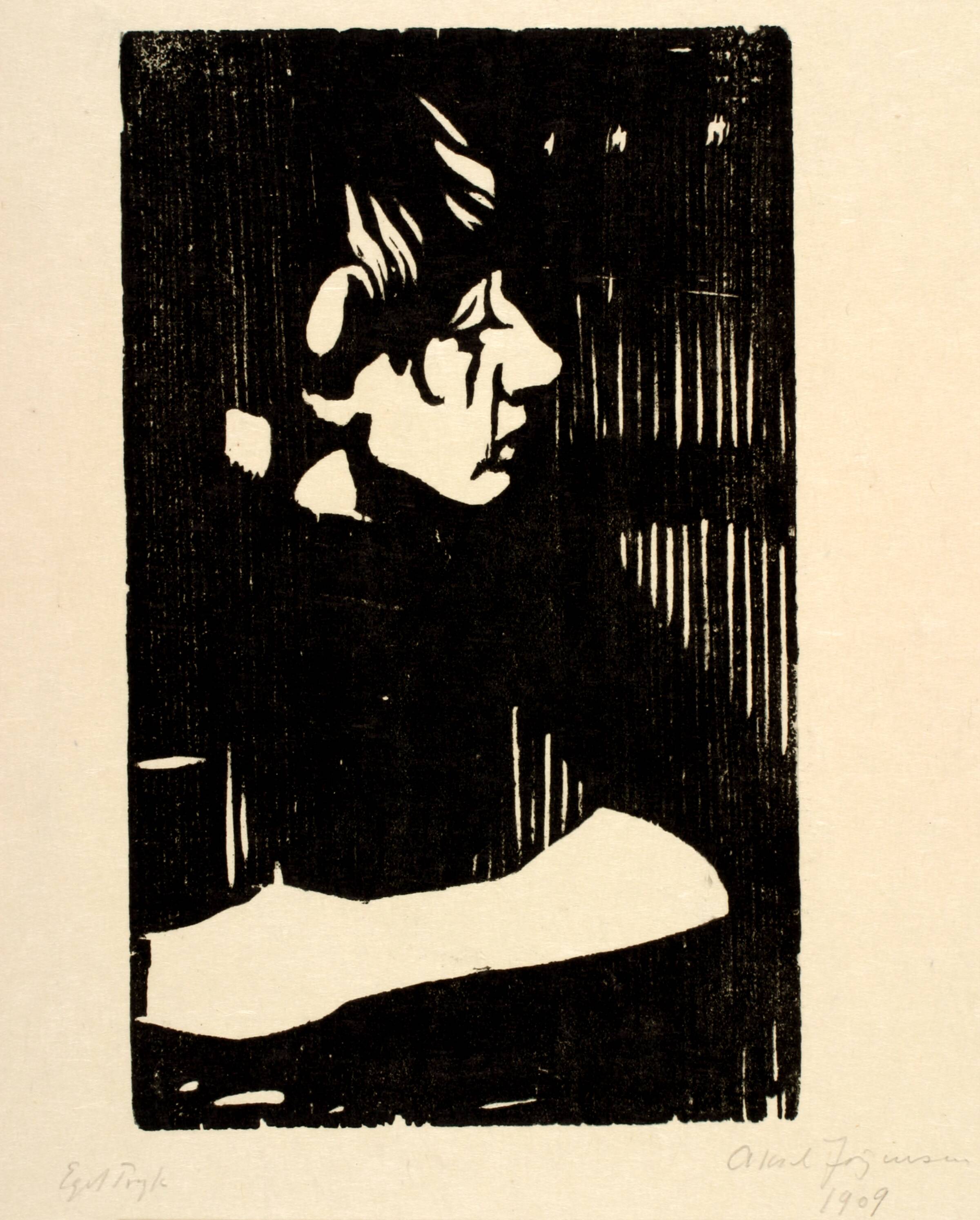 Nat, Aksel Jørgensen, 1909