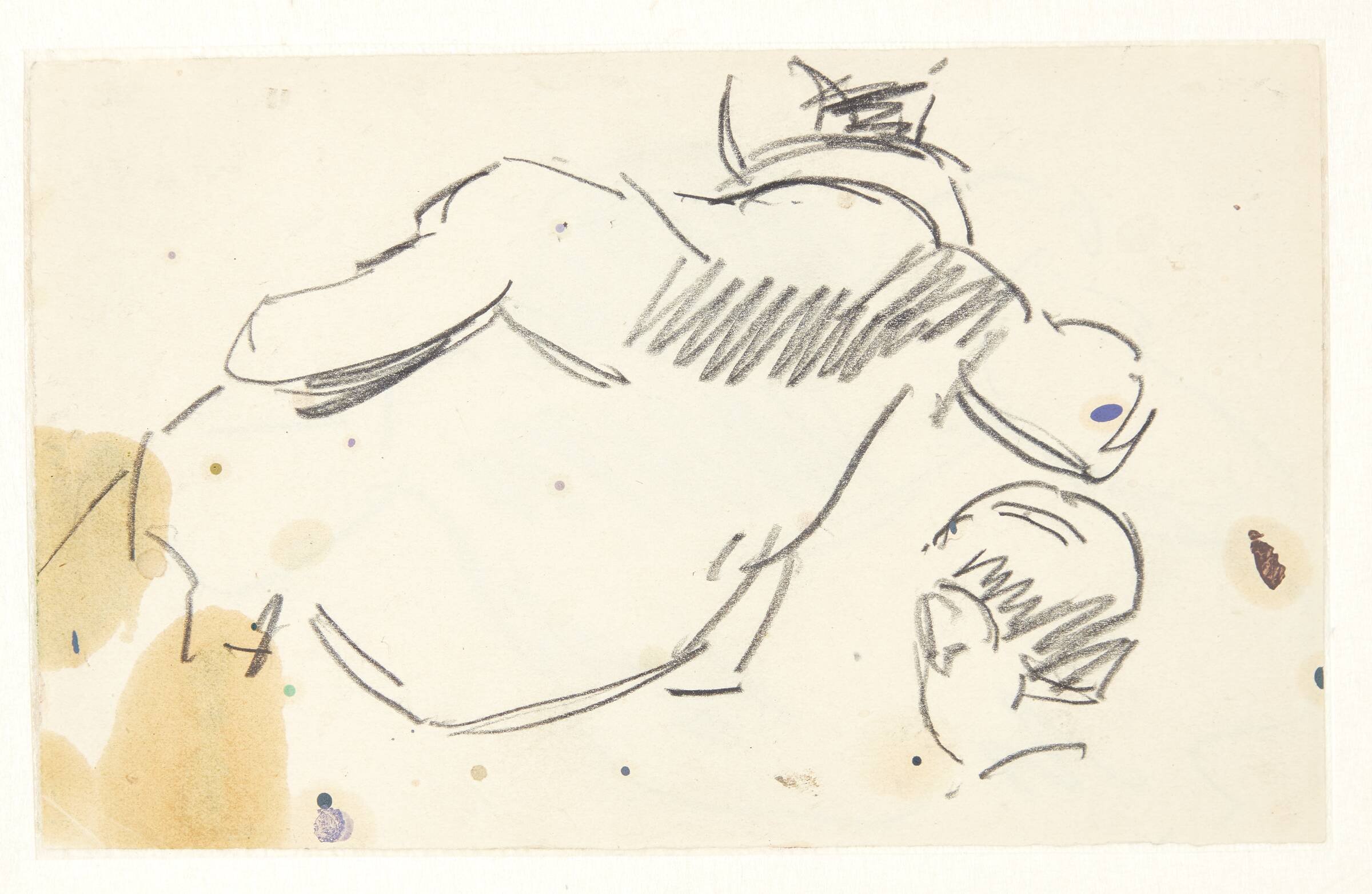 Figurstudie til Langelinie-billedet, Edvard Weie, 1923-1927