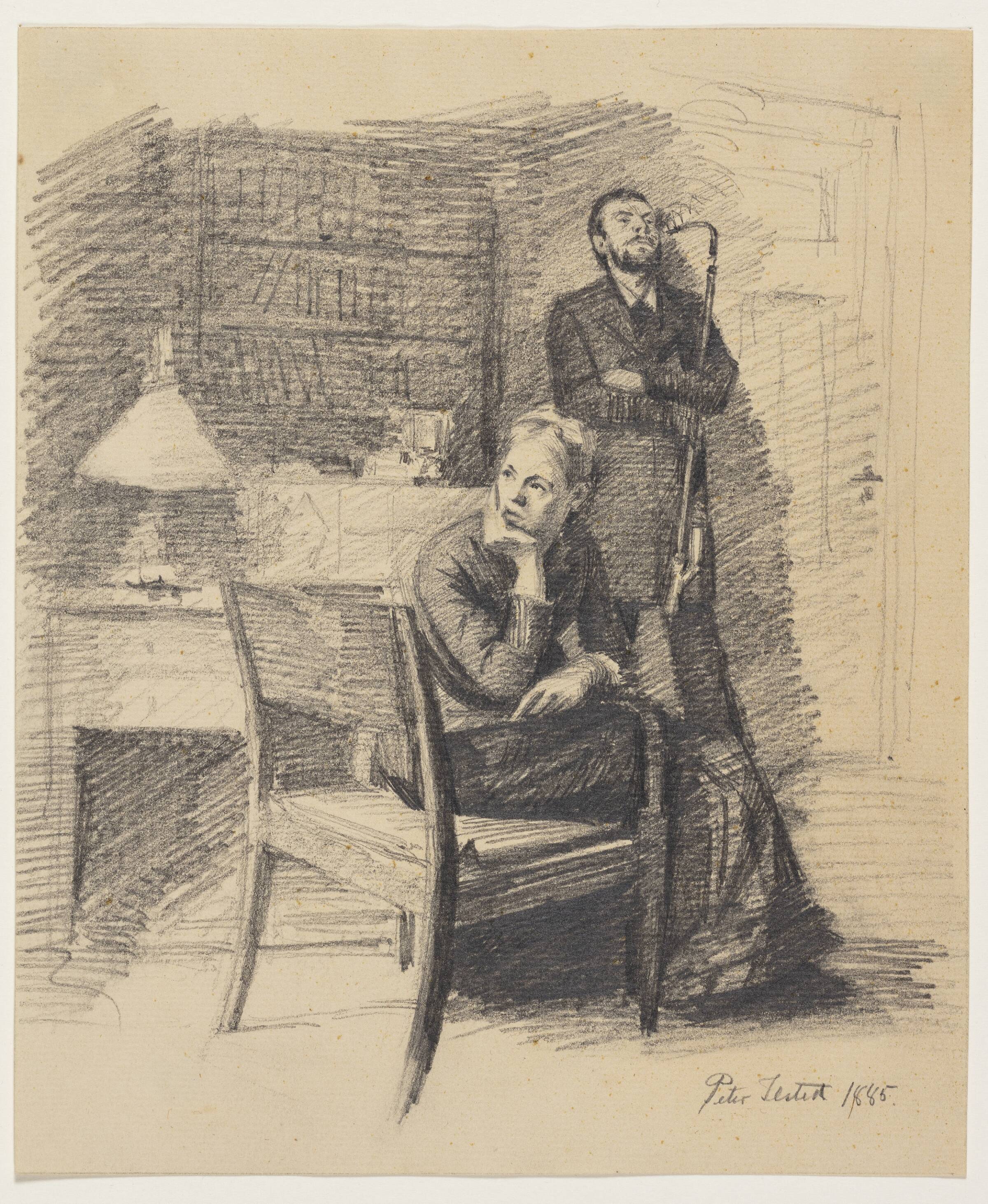 Finansforhandlinger, Peter Ilsted, 1885