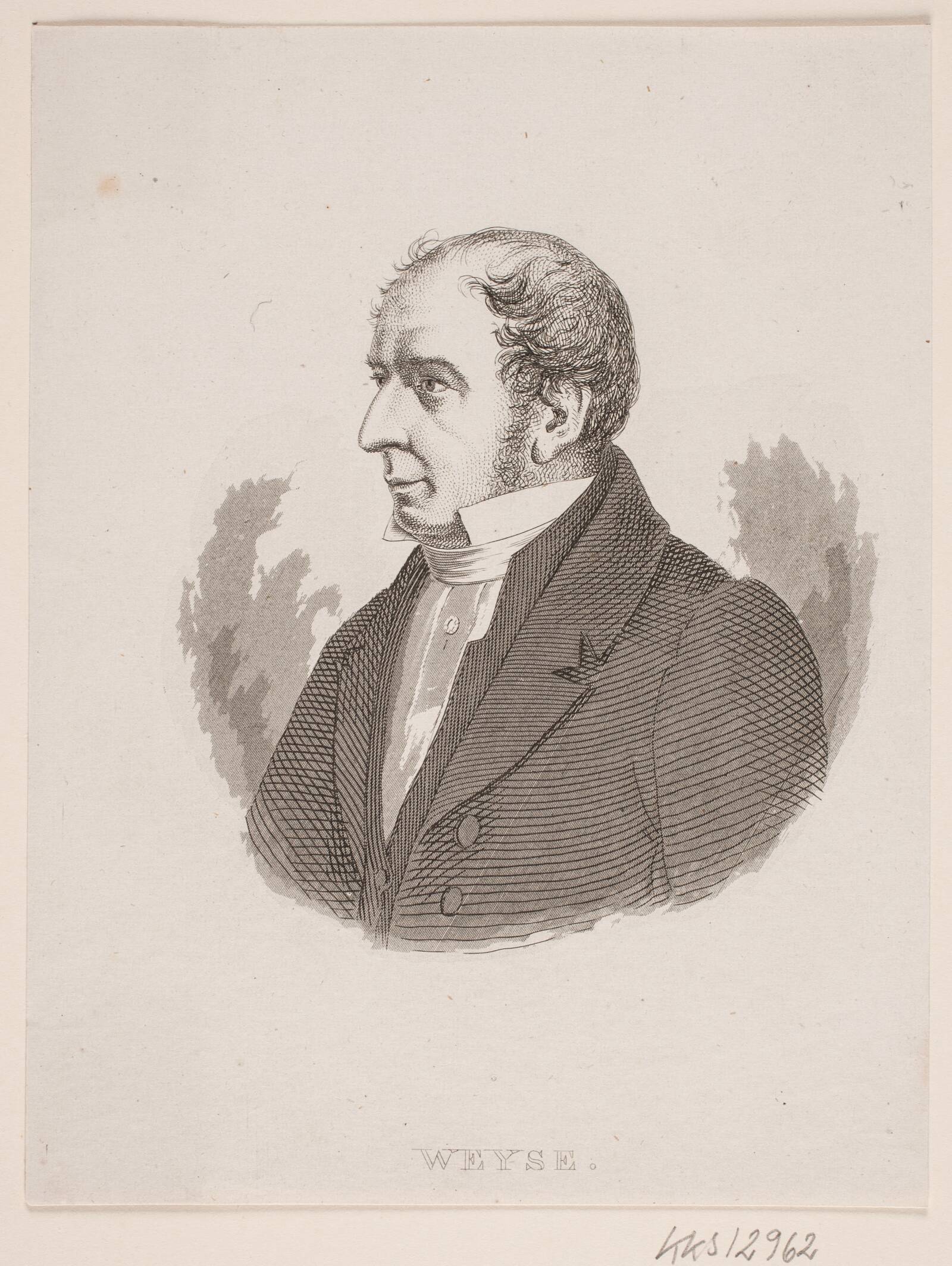 C. E. F. Weyse, Ubekendt, 1834-1866