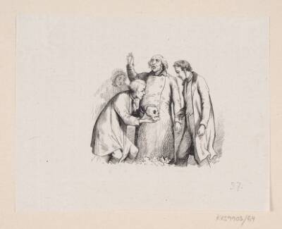 Illustration til "Rosen-Aften" i H.C. Andersen, "Eventyr og Historier", Bind 1