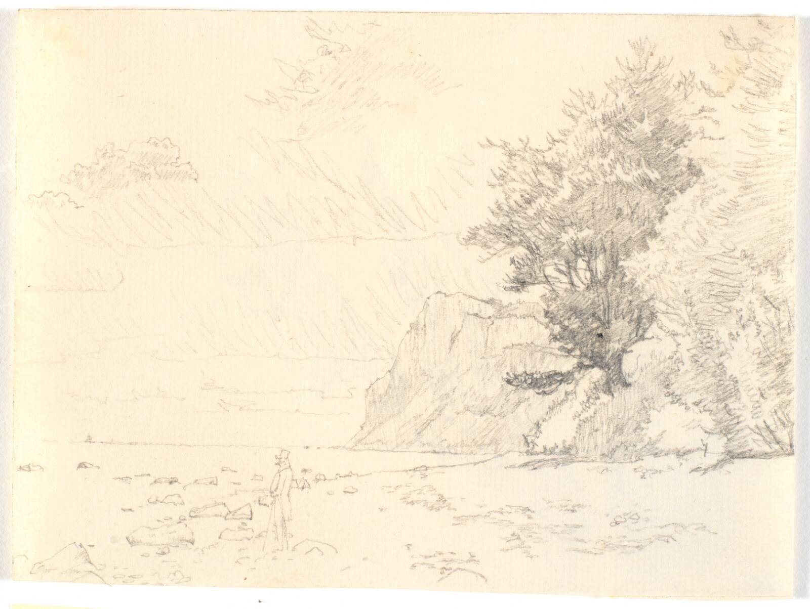 Parti af Møens Klint, Christen Købke, 1810-1848