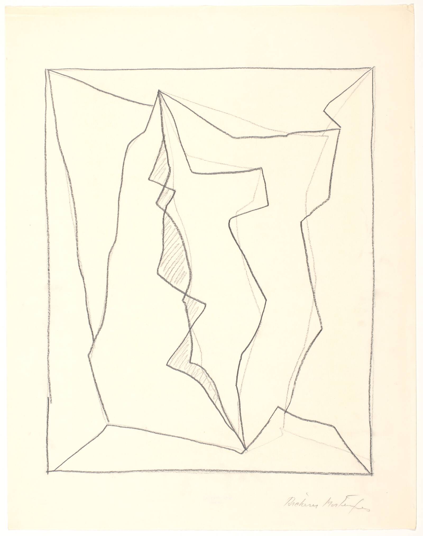 Uden titel, Richard Mortensen, 1956-1958