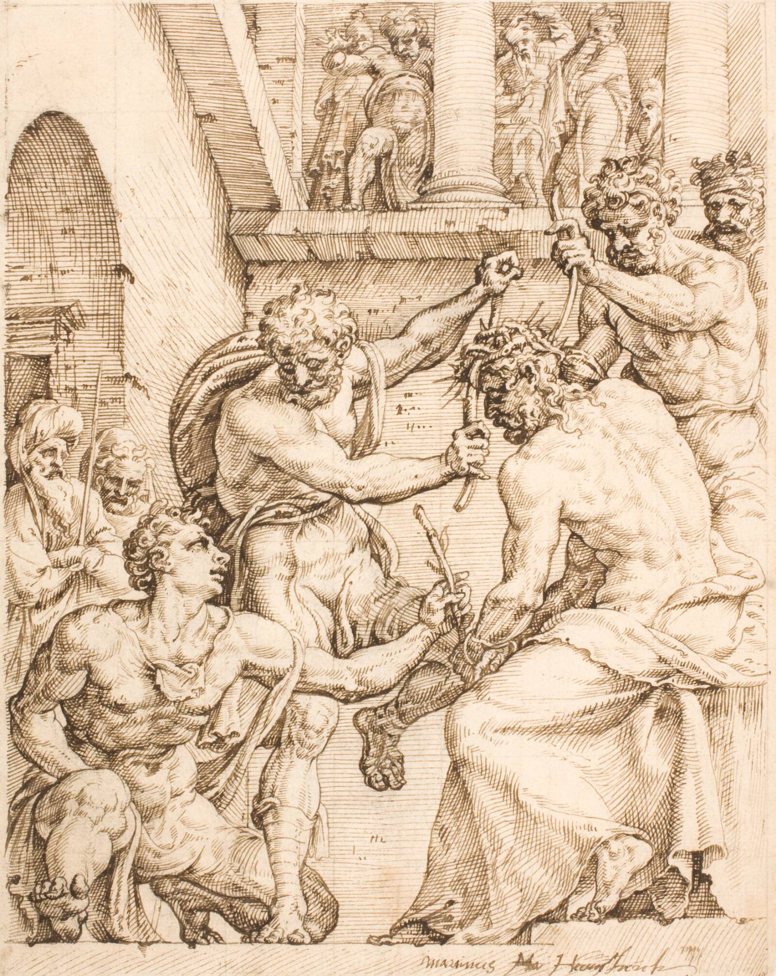 Tornekroningen, Maarten van Heemskerck, 1546-1549