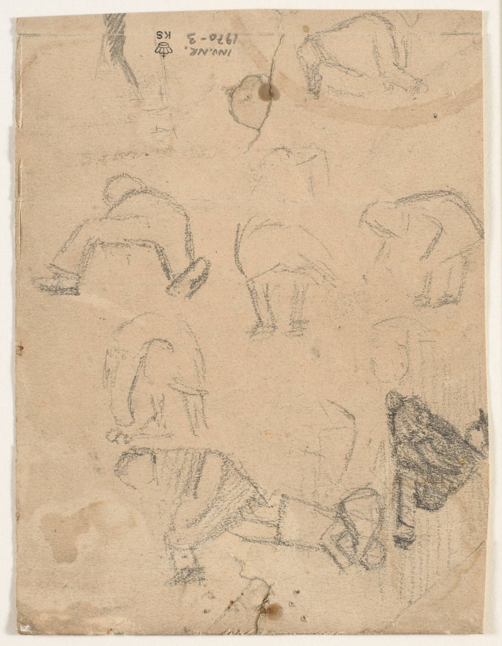 Figurstudier, Niels Bjerre, 1864-1942