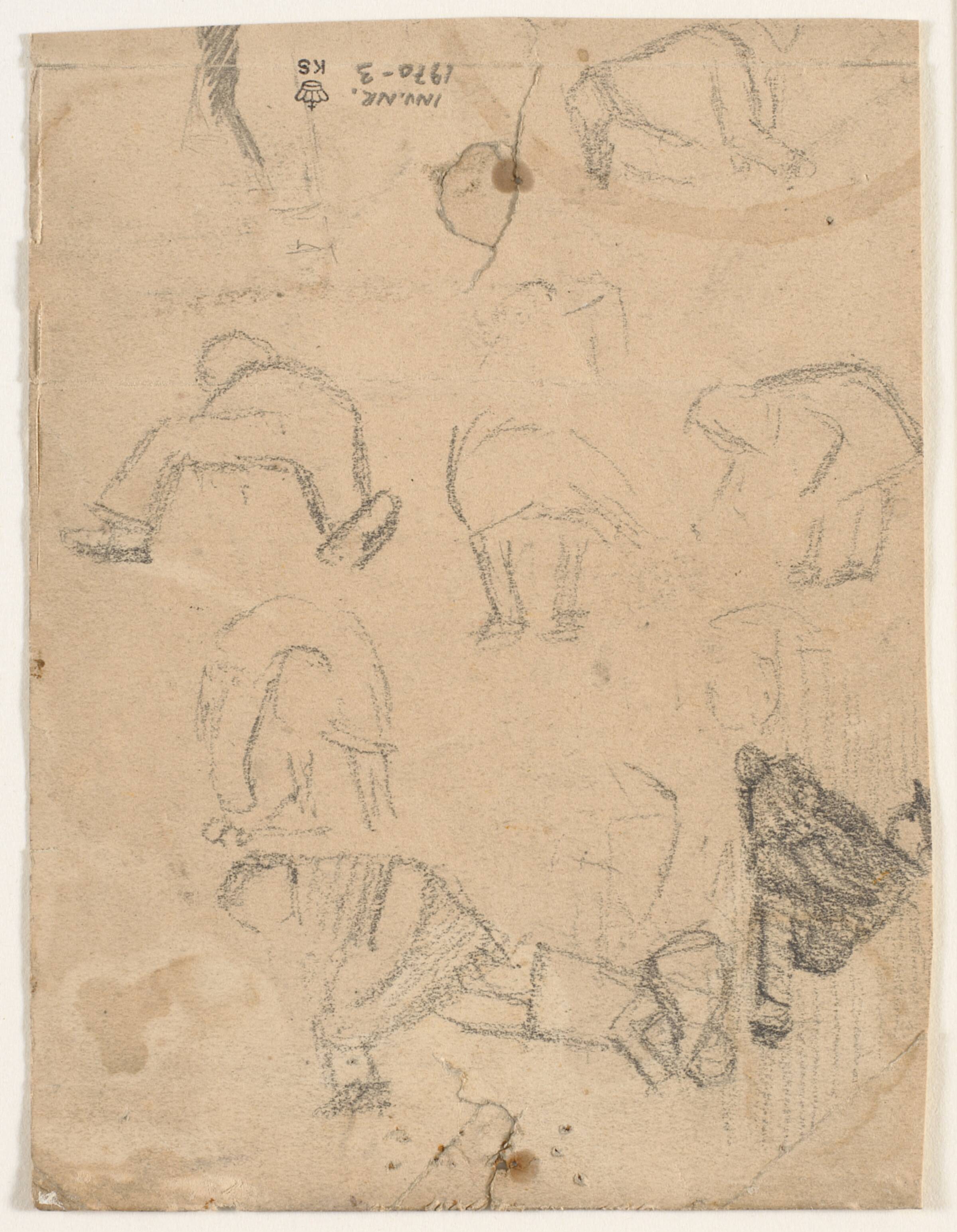 Figurstudier, Niels Bjerre, 1864-1942