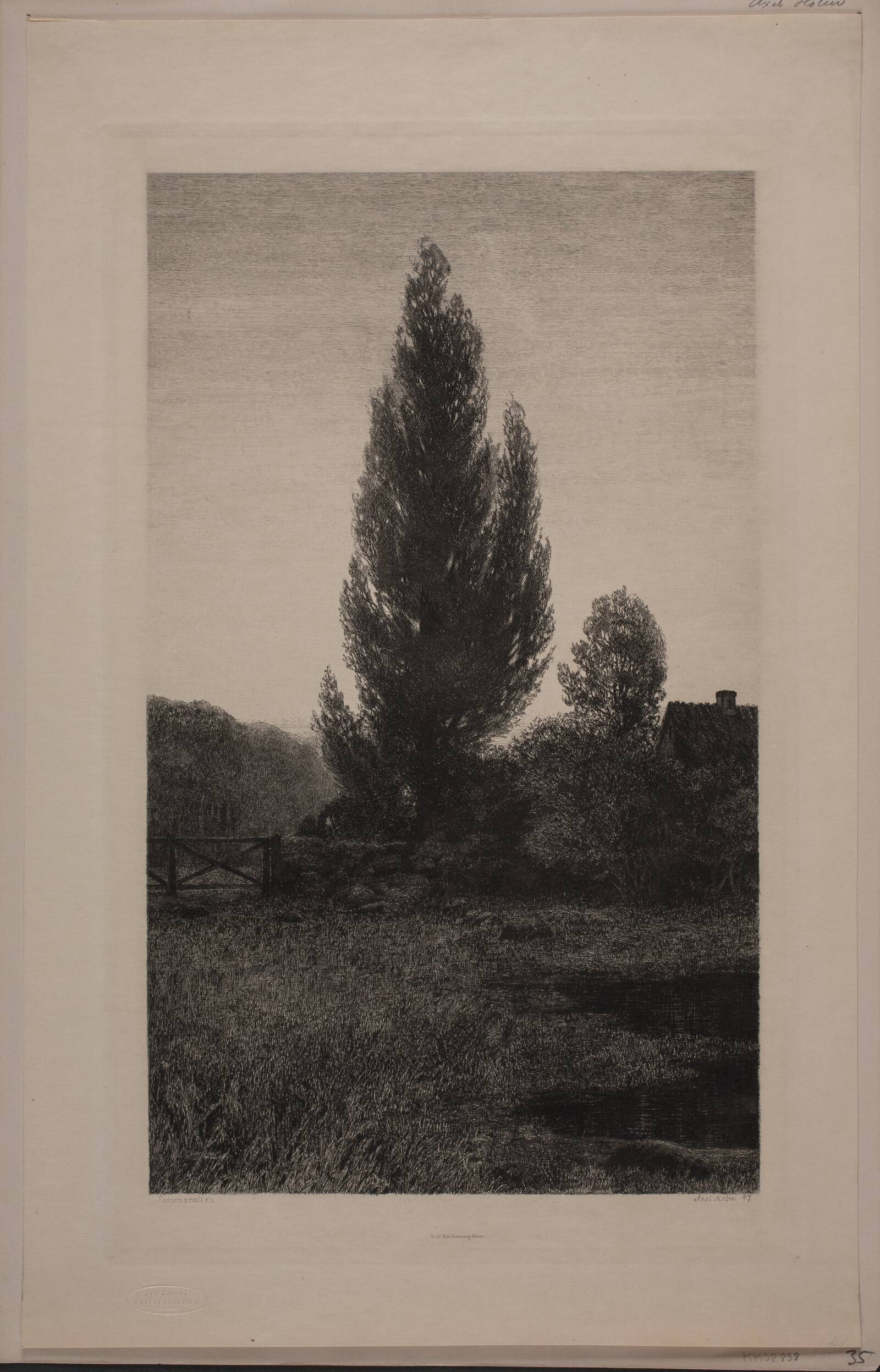 Sommeraften, Axel Holm, 1897