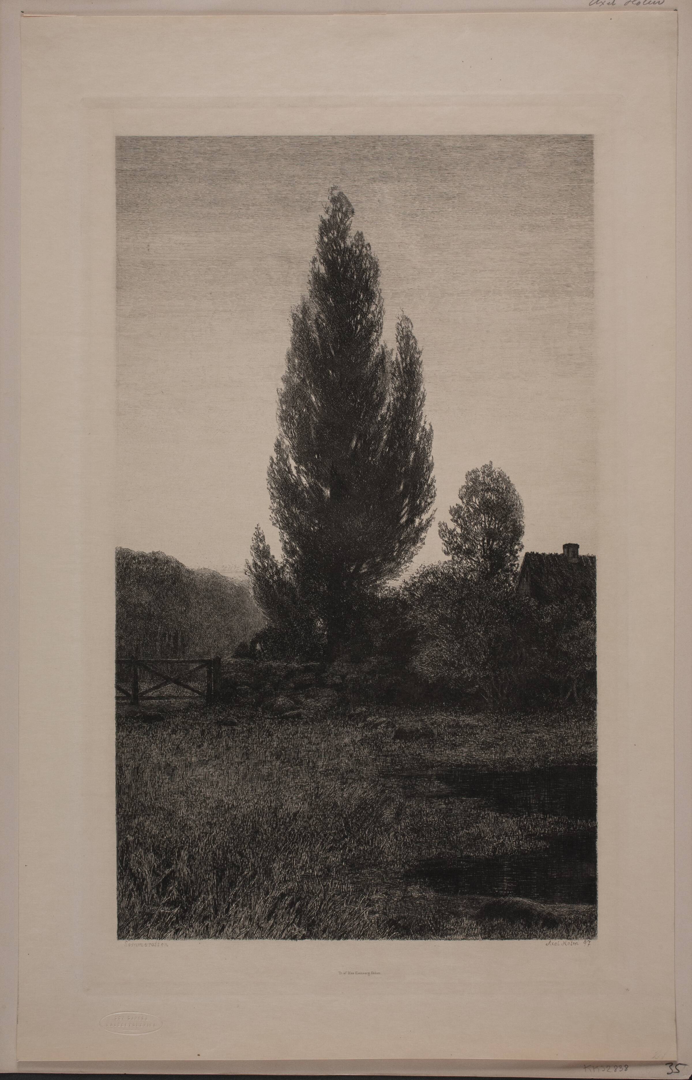 Sommeraften, Axel Holm, 1897
