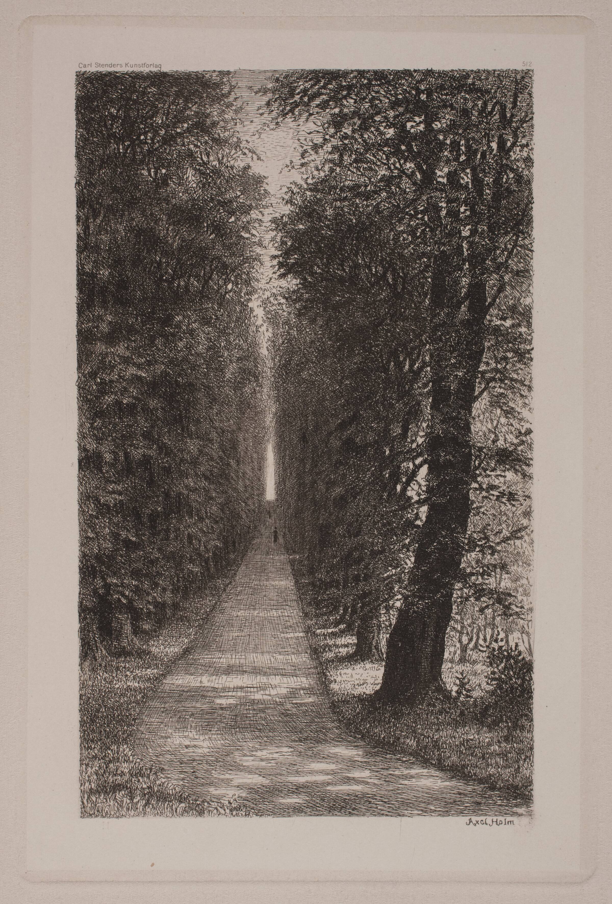 Sukkenes allé, Axel Holm, 1861-1935