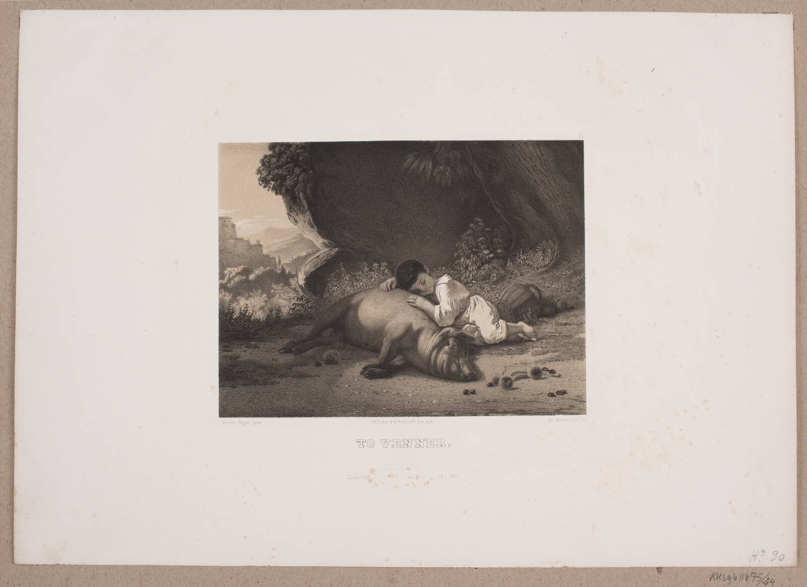 To venner, Adolph Kittendorff, 1880-1889