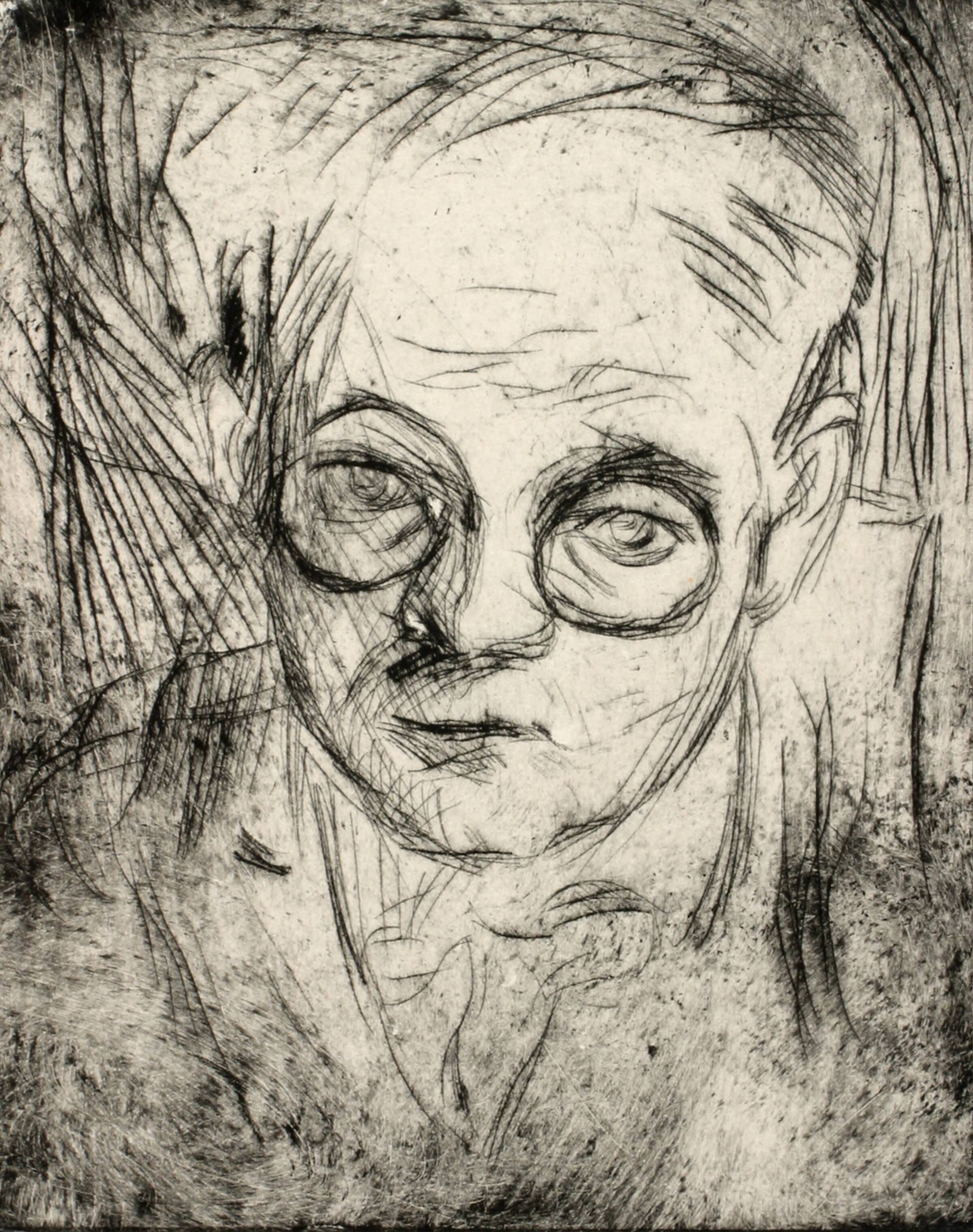 Portræt af Søren Hjorth Nielsen?, Holger J. Jensen, 1927-1929