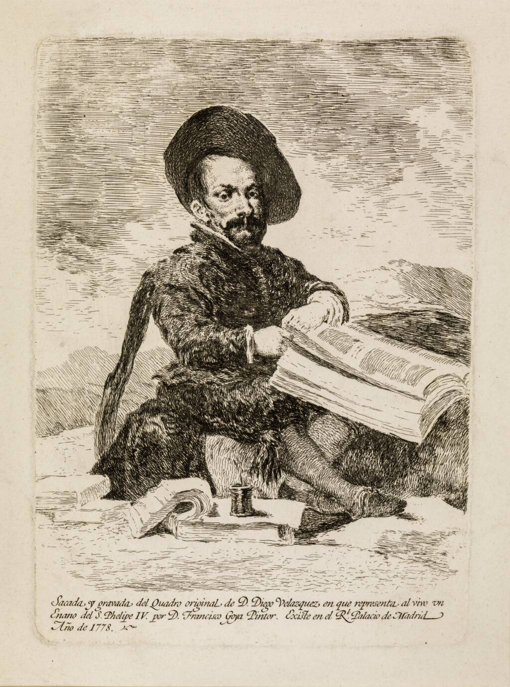 Dværgen El Primo, Francisco de Goya, 1778