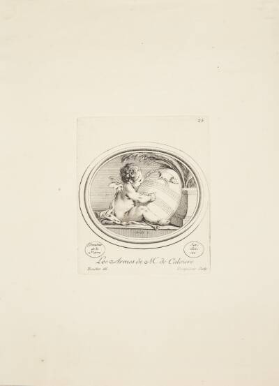 M. de Calvieres våbenskjold