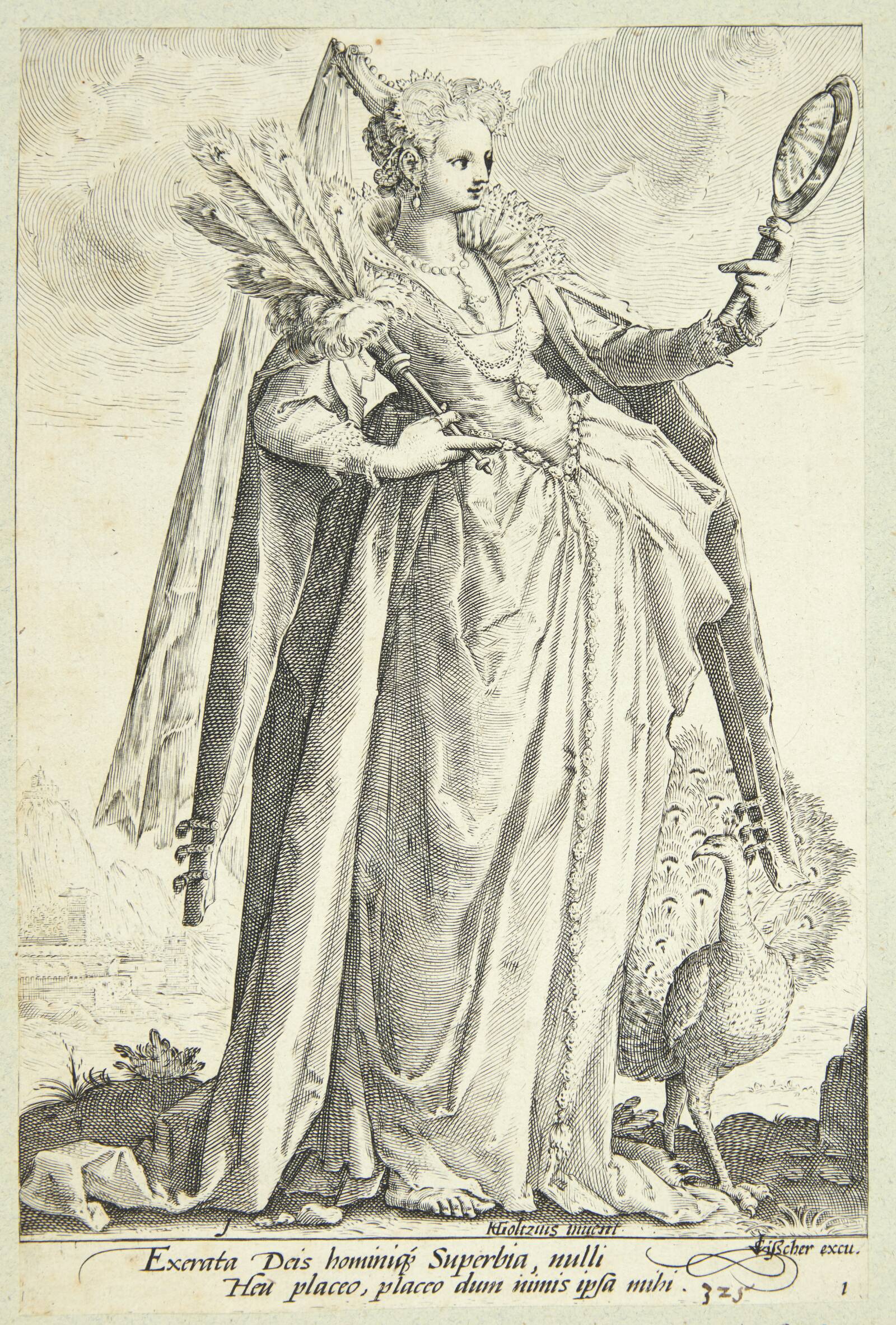 Hovmod, Jacob Matham, 1585-1588