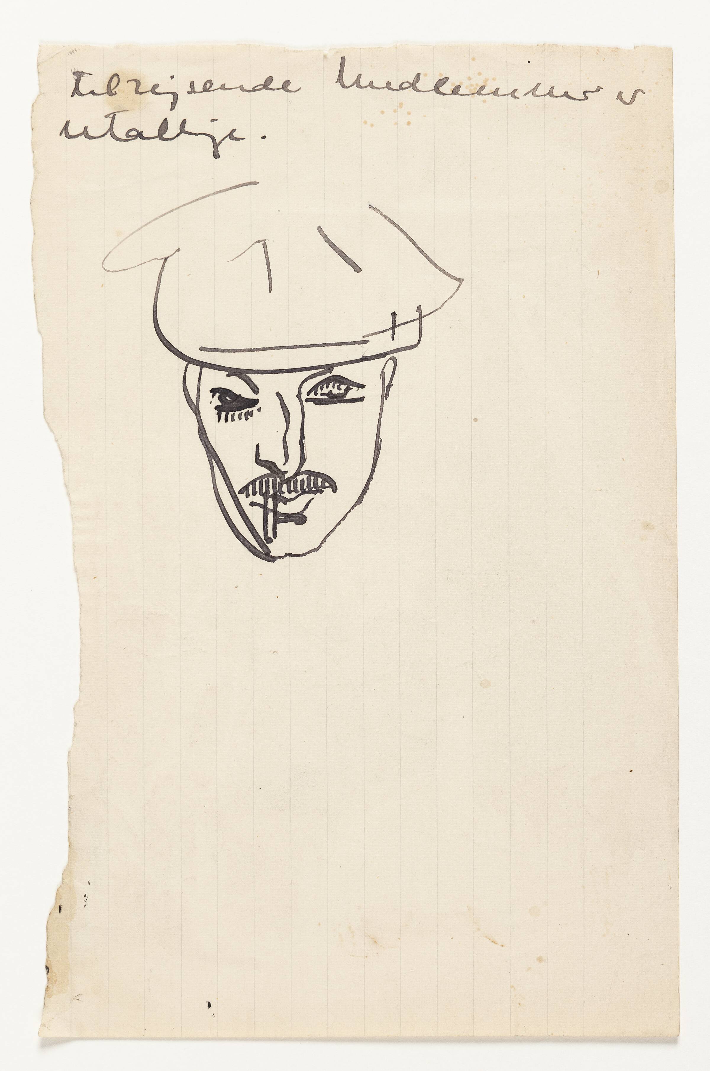 Mandeansigt, Astrid Holm, 1876-1937