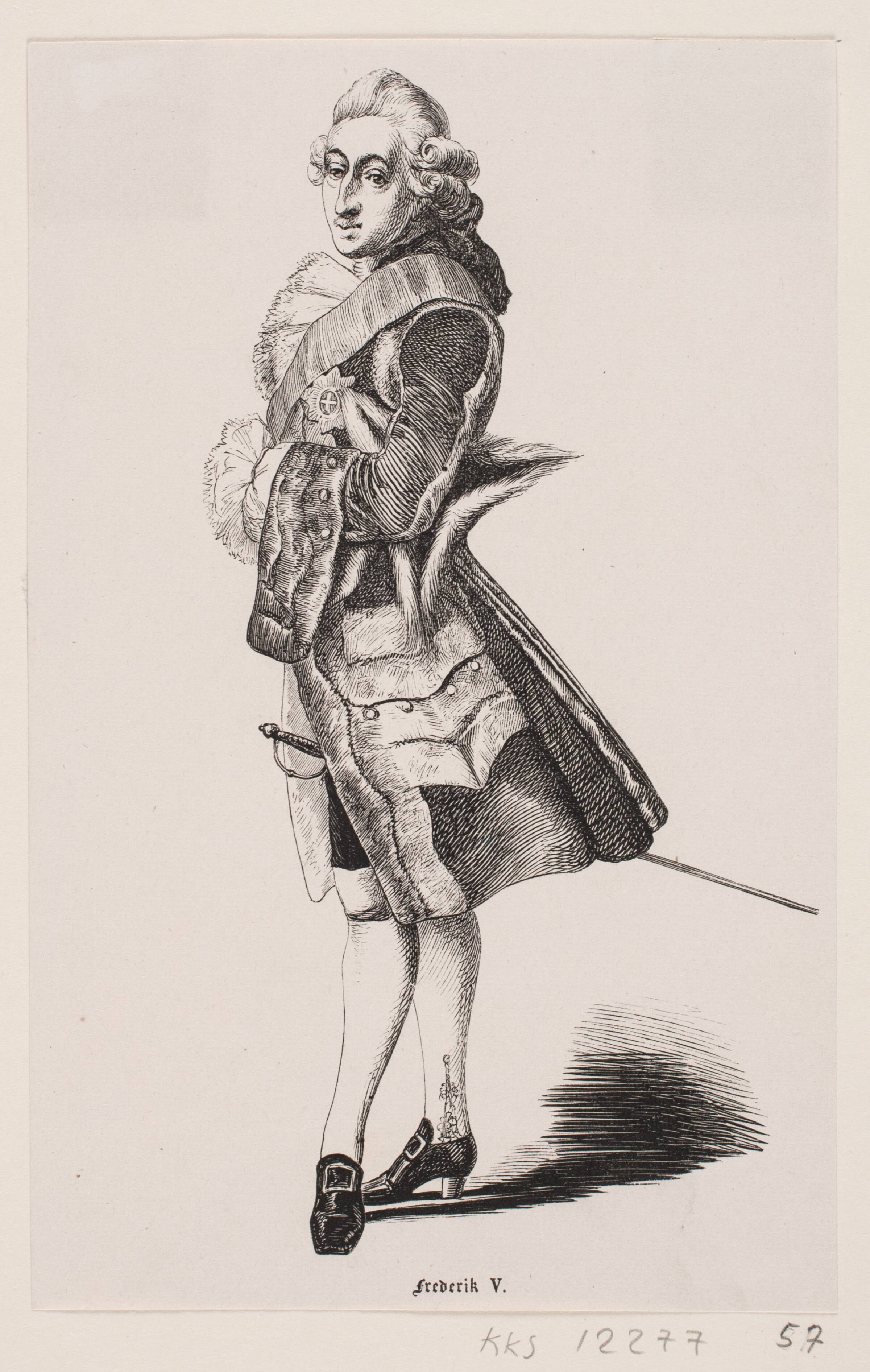 Frederik V, Bernhard Olsen, 1859-1860