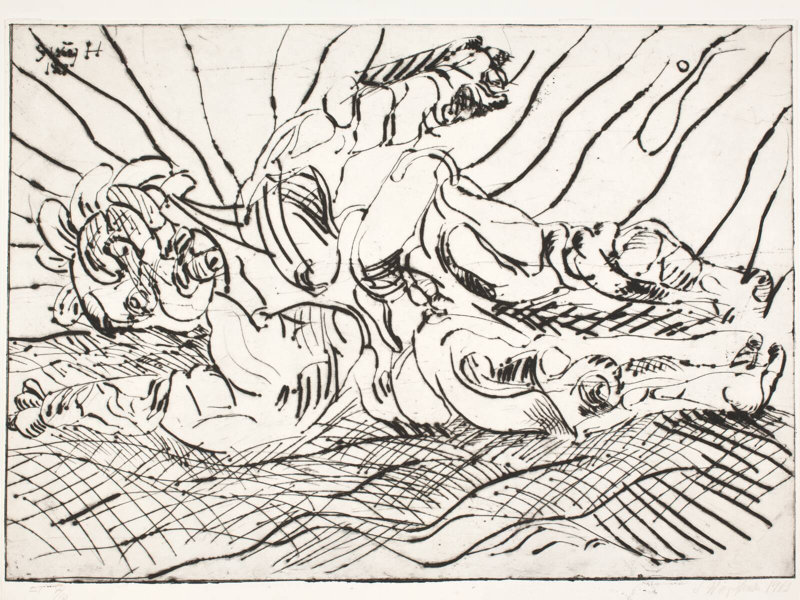 Liggende figur, Svend Wiig Hansen, 1962