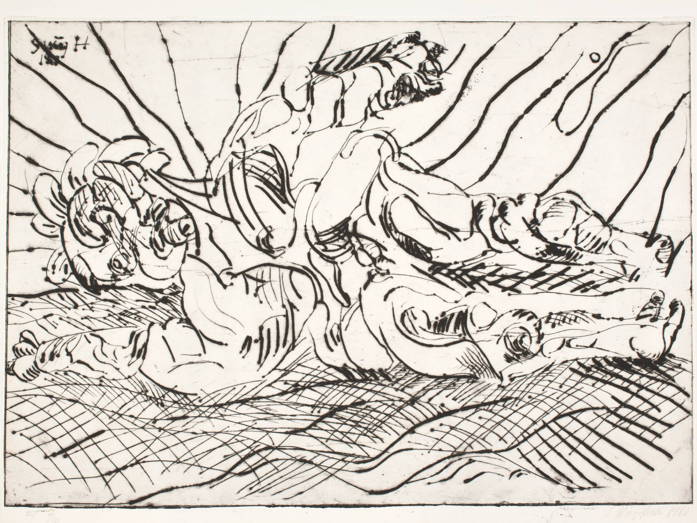 Liggende figur, Svend Wiig Hansen, 1962