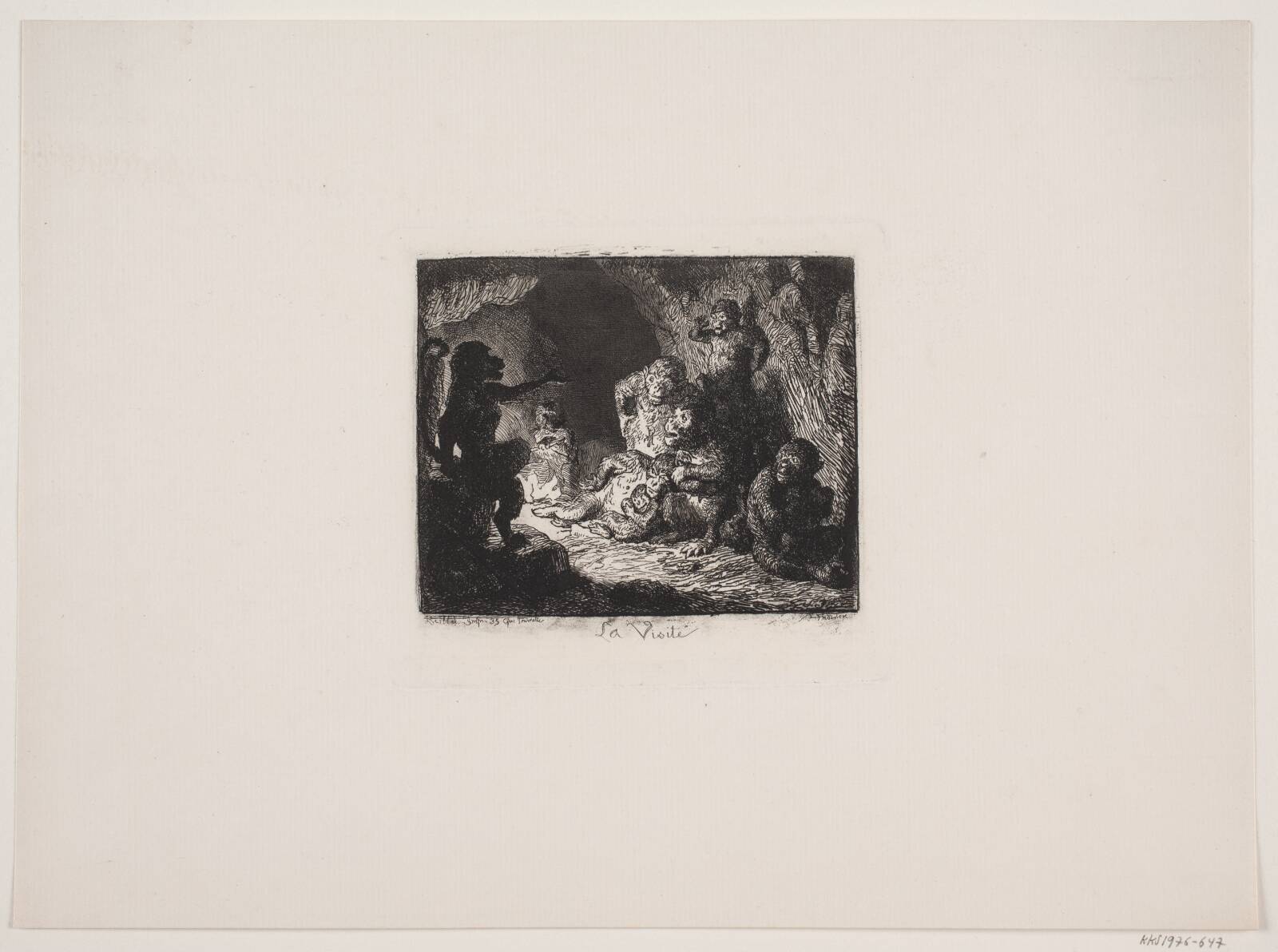 La visite, Lorenz Frølich, 1878