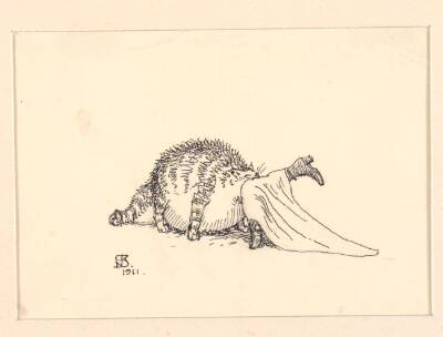 Illustration til Den tykke kat