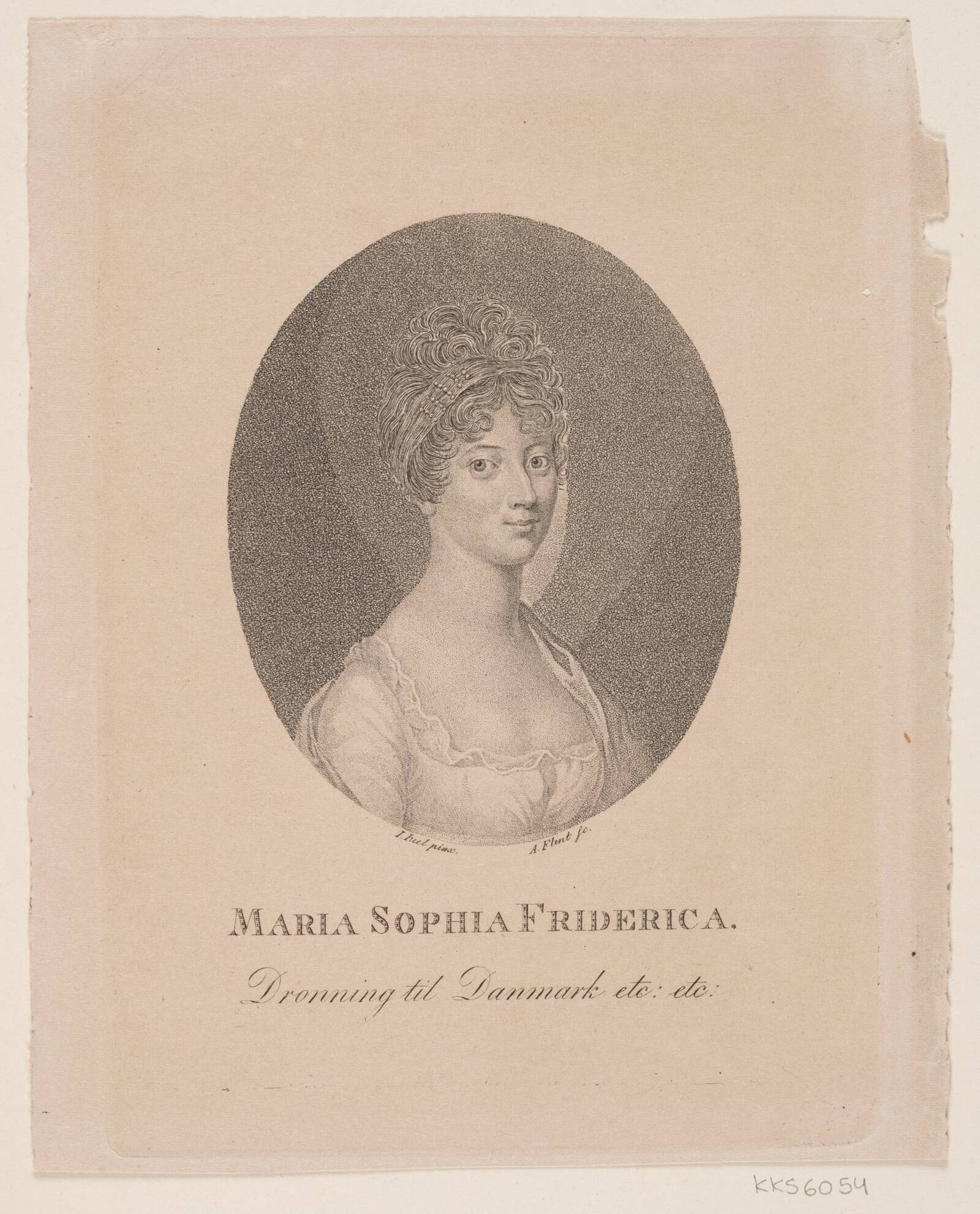 Maria Sophia Fredericia, dronning til Danmark, Andreas Flint, 1767-1824