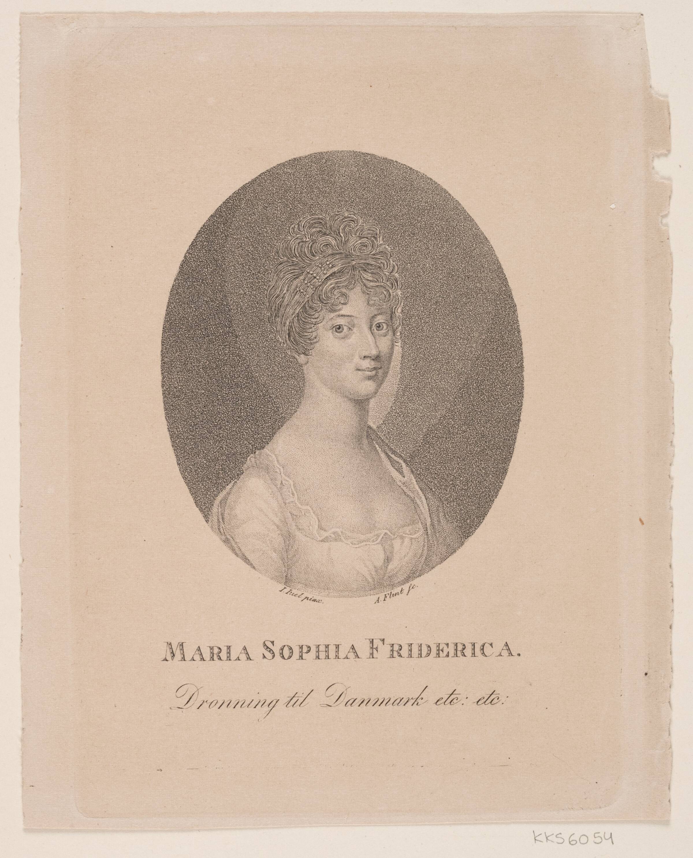 Maria Sophia Fredericia, dronning til Danmark, Andreas Flint, 1767-1824