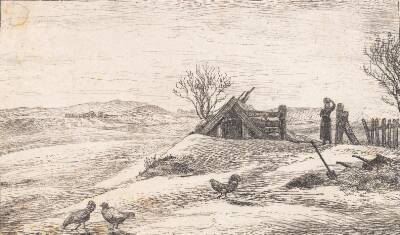 Vinterlandskab ved Vejby