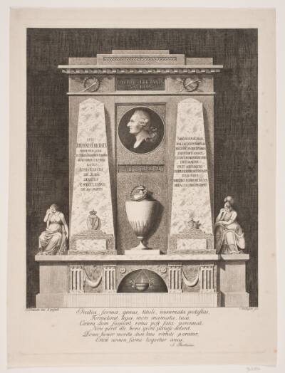 Gravmonument over kongelig bibliotekar Jon Erichsen