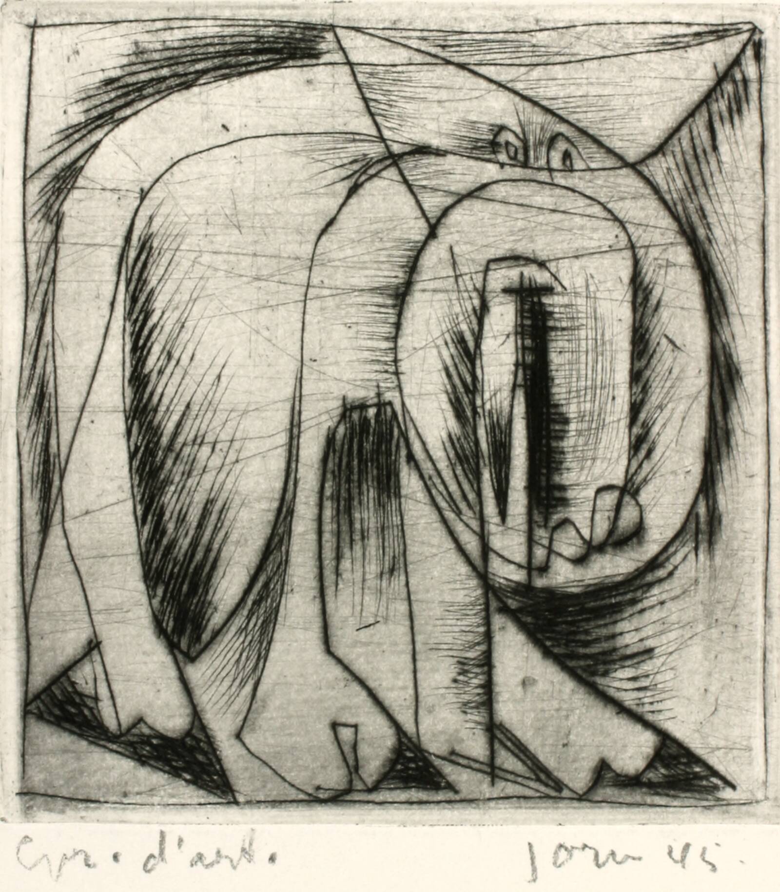 Falbo, Asger Jorn, 1945