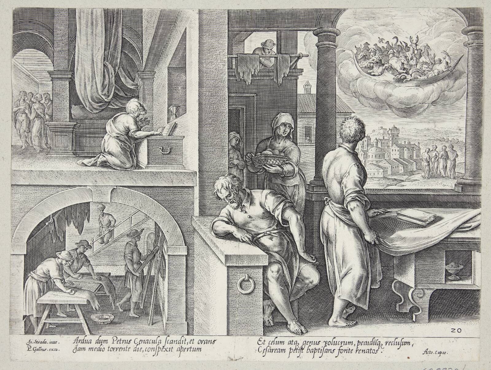 Peters åbenbaring, Philips Galle, 1582