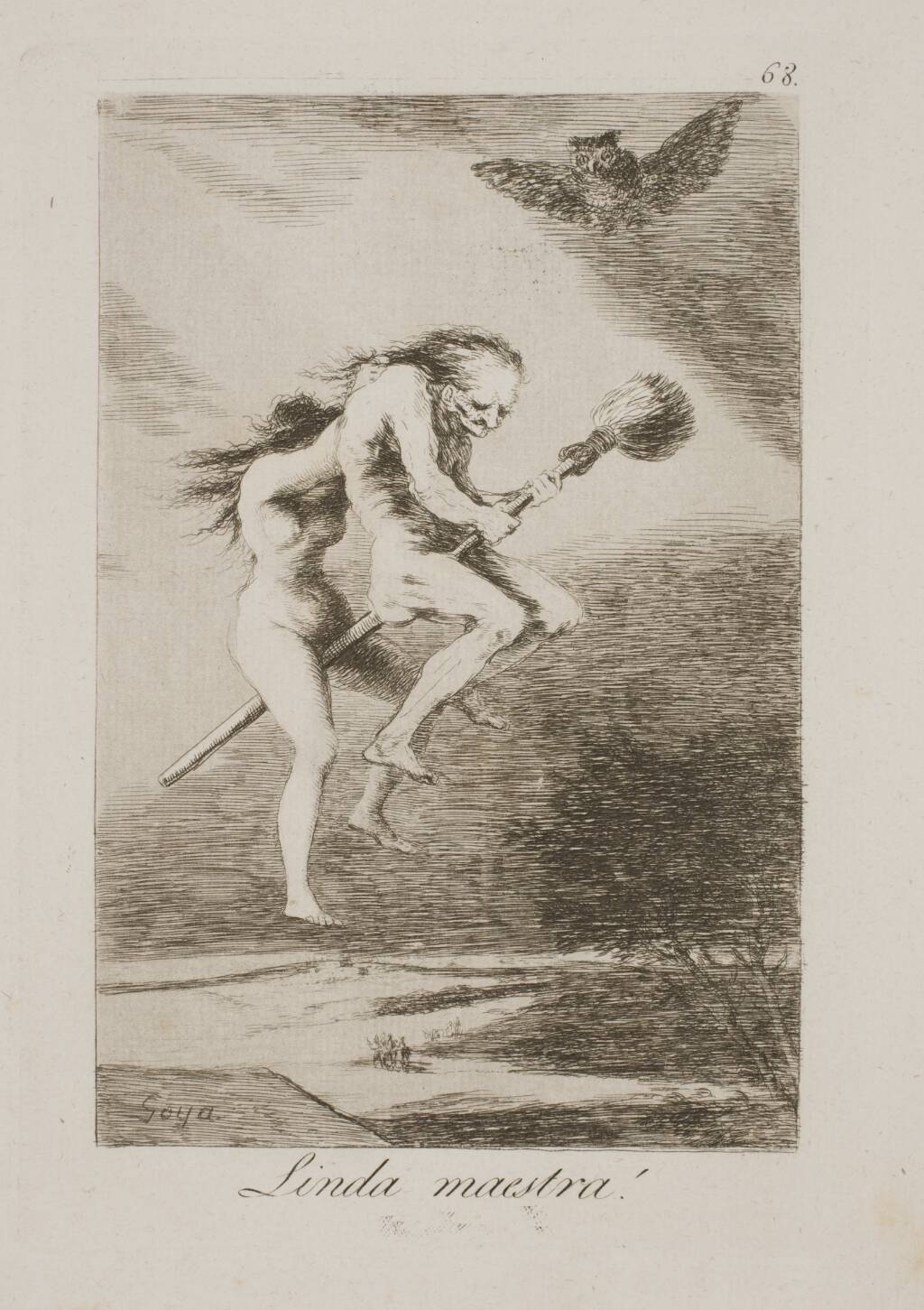 En køn lærermester, Francisco de Goya, 1797-1798