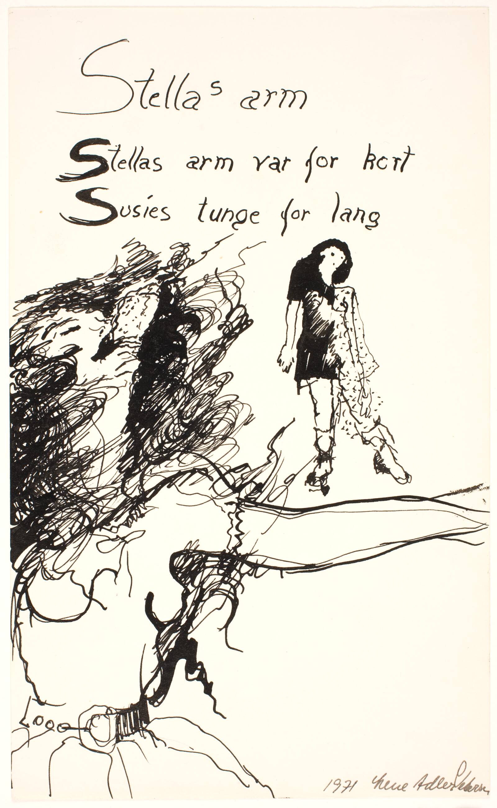 "Stellas arm", Lene Adler Petersen, 1971